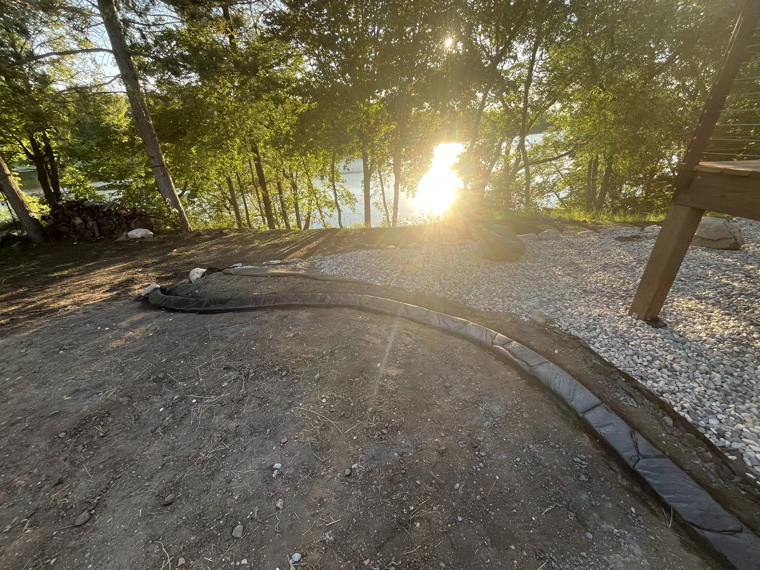 Lakes Area Custom Concrete Landscape Curbing