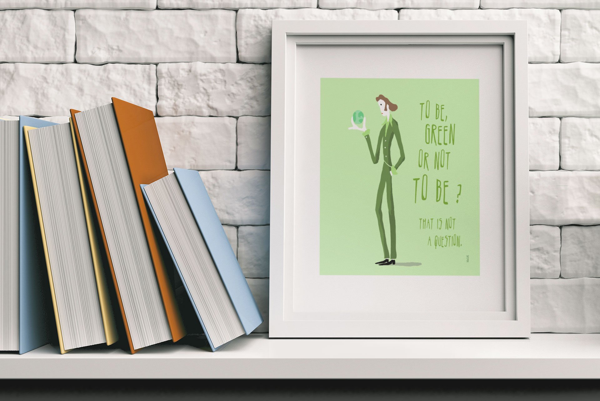 whimsical print-of-an-illustration-of-a-man-thinking-placed-by-a-book-collection.jpg