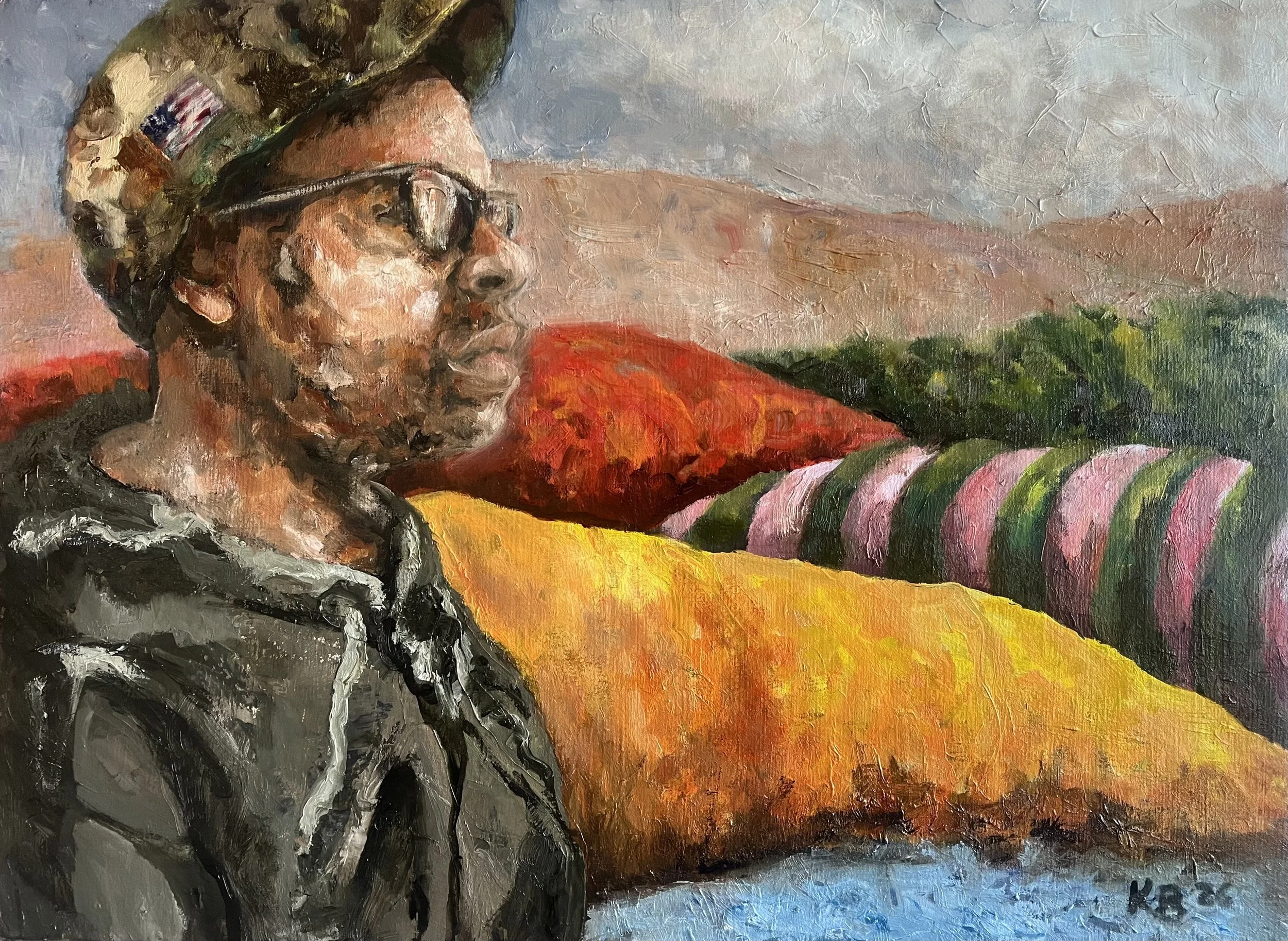 This Land is Mine, Oil on Canvas, 24" by 18", 2026
