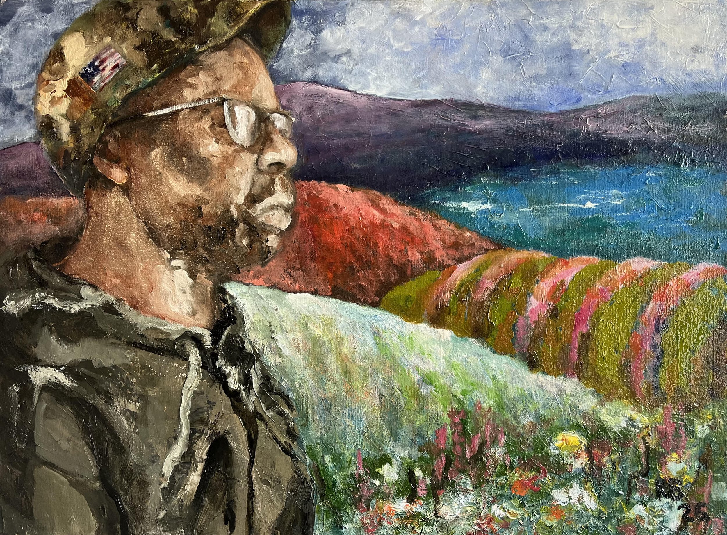This Land is Mine...This is Where I Come From, Oil on Canvas, 2026, 24" by 18"