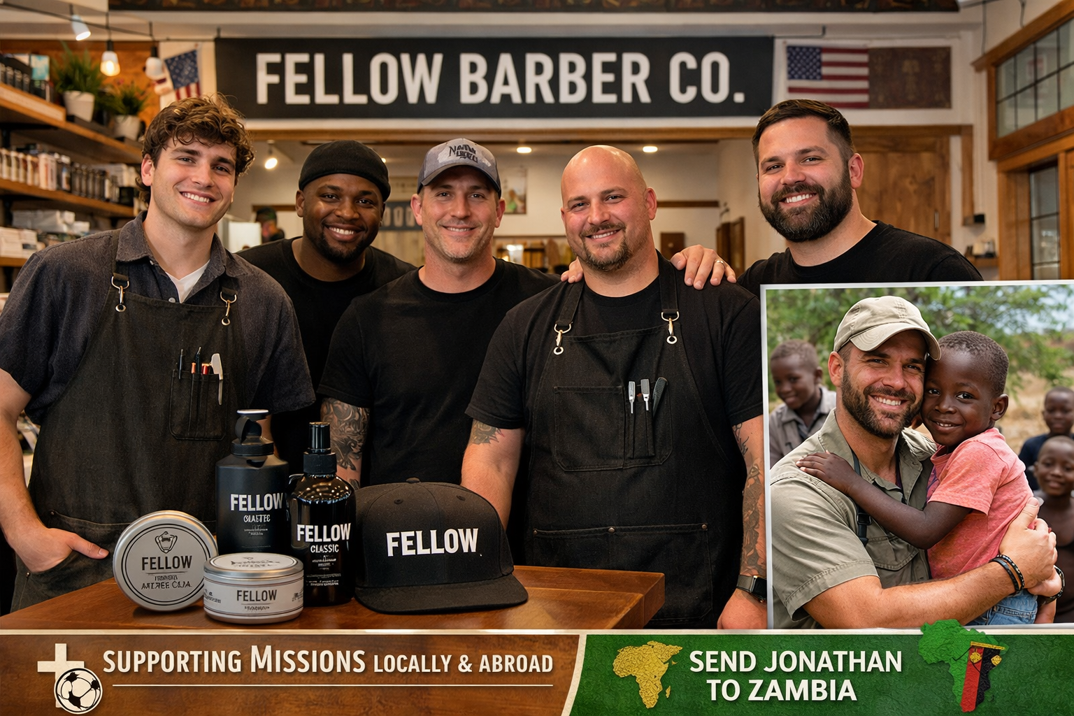 Fellow Barber Co. Sarasota — Products Back in Stock &amp; A Barbershop with a Mission