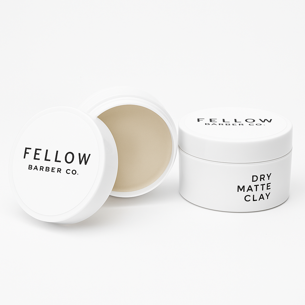 Matte finish hair clay for men – strong hold barbershop styling product