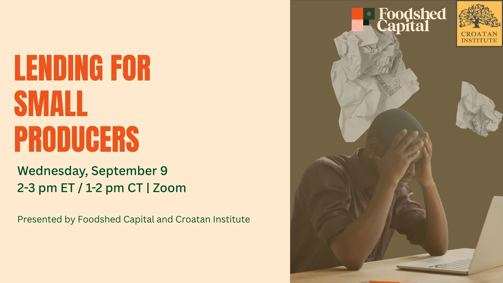 Courtesy Post: Lending for Small Producers Webinar