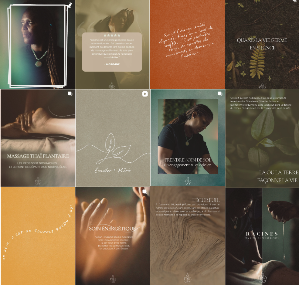 feed instagram RSM Carine par Studio Moka