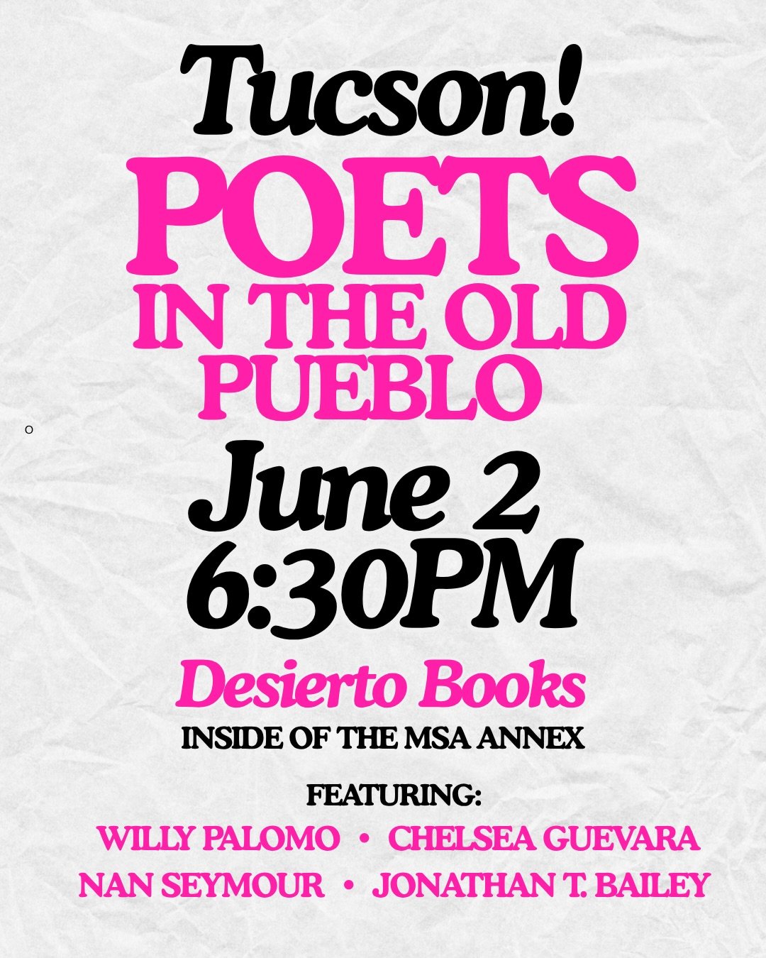 Poets in the Old Pueblo