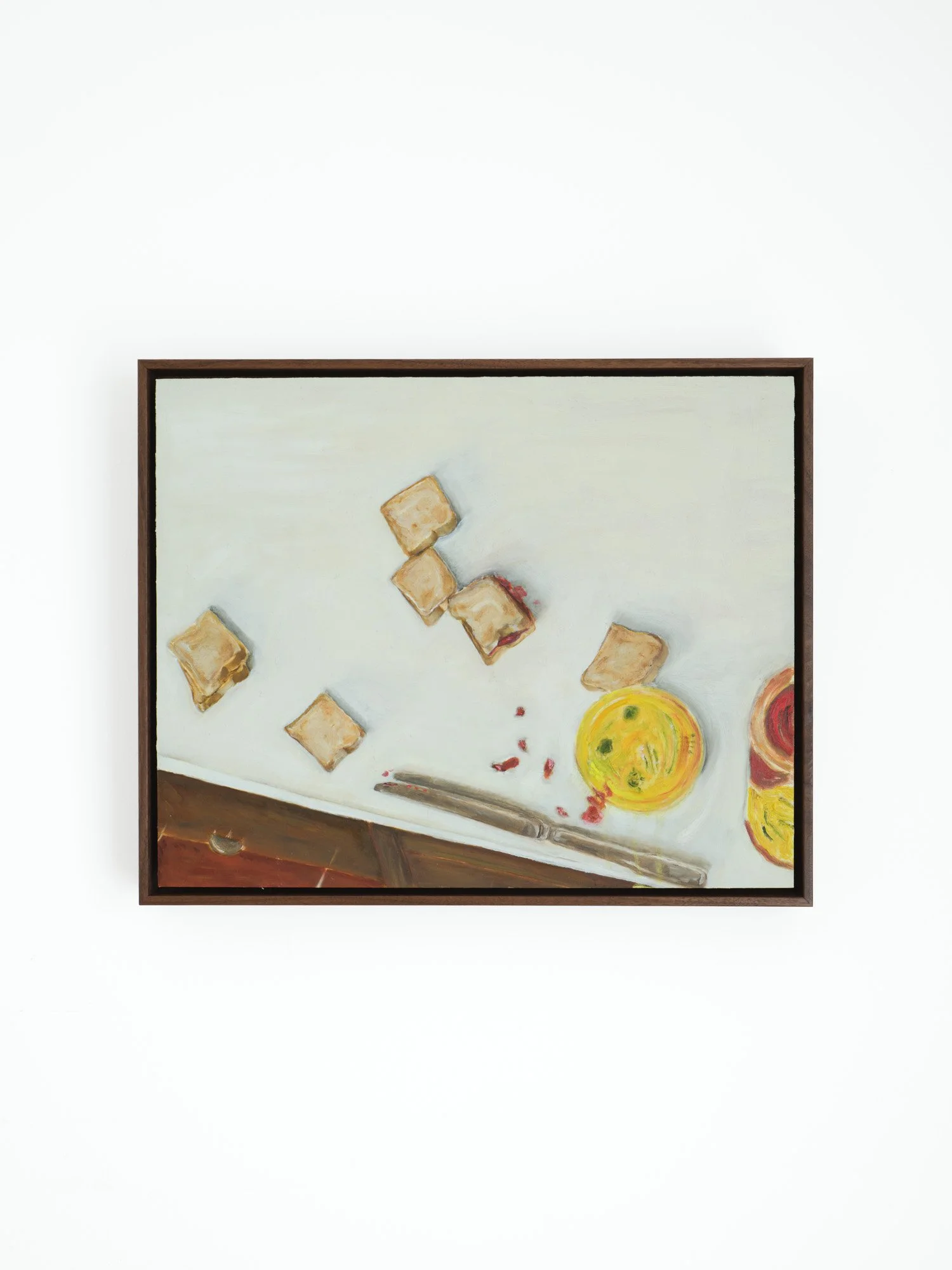 Kate LeSueur 
A Boy's Snack, 2026 
Oil on linen panel 
16 x 20 inches