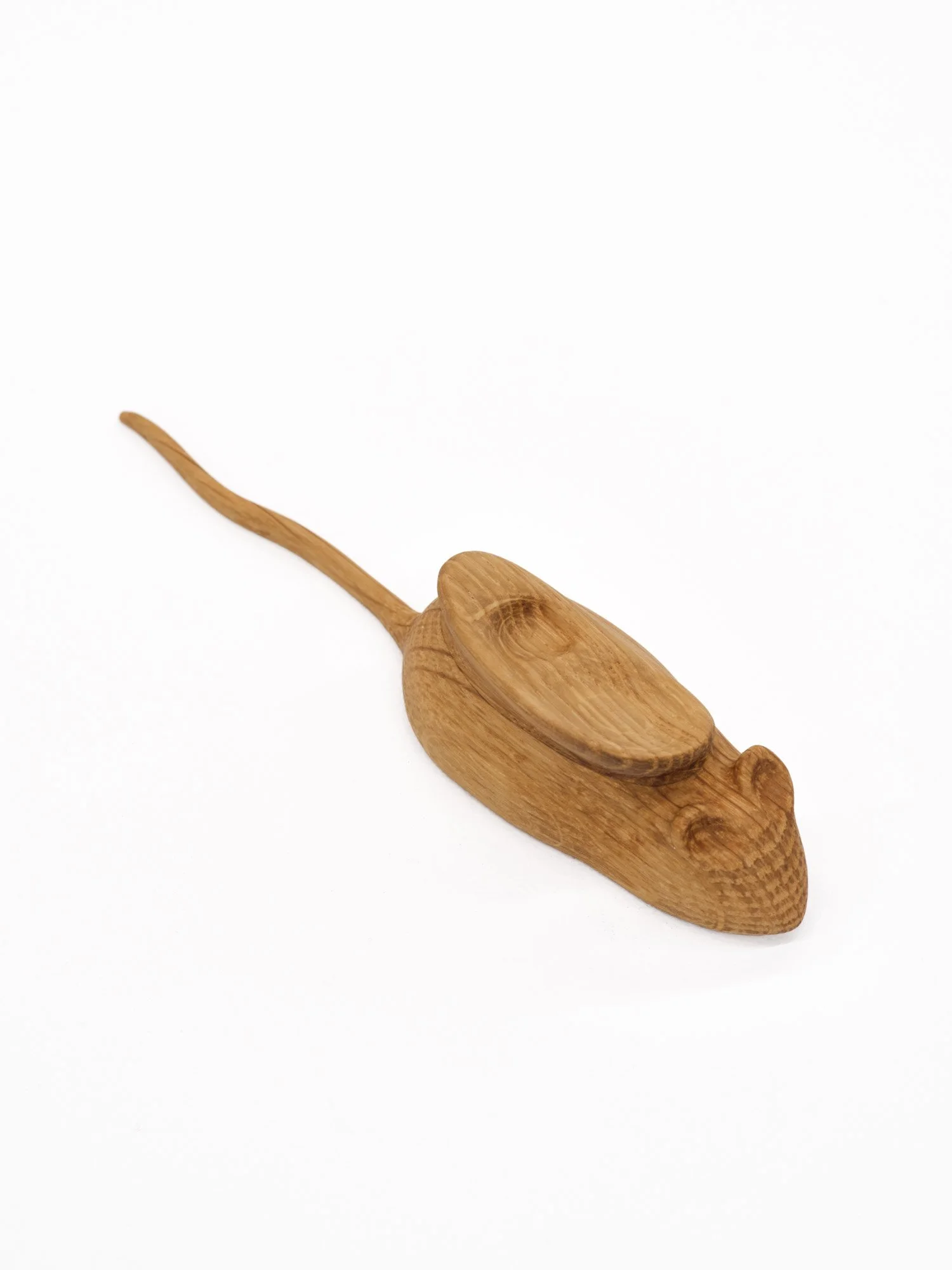 Wes Thompson 
Mouse, 2026, Edition of 5 
White Oak 
6.5 x 2 inches