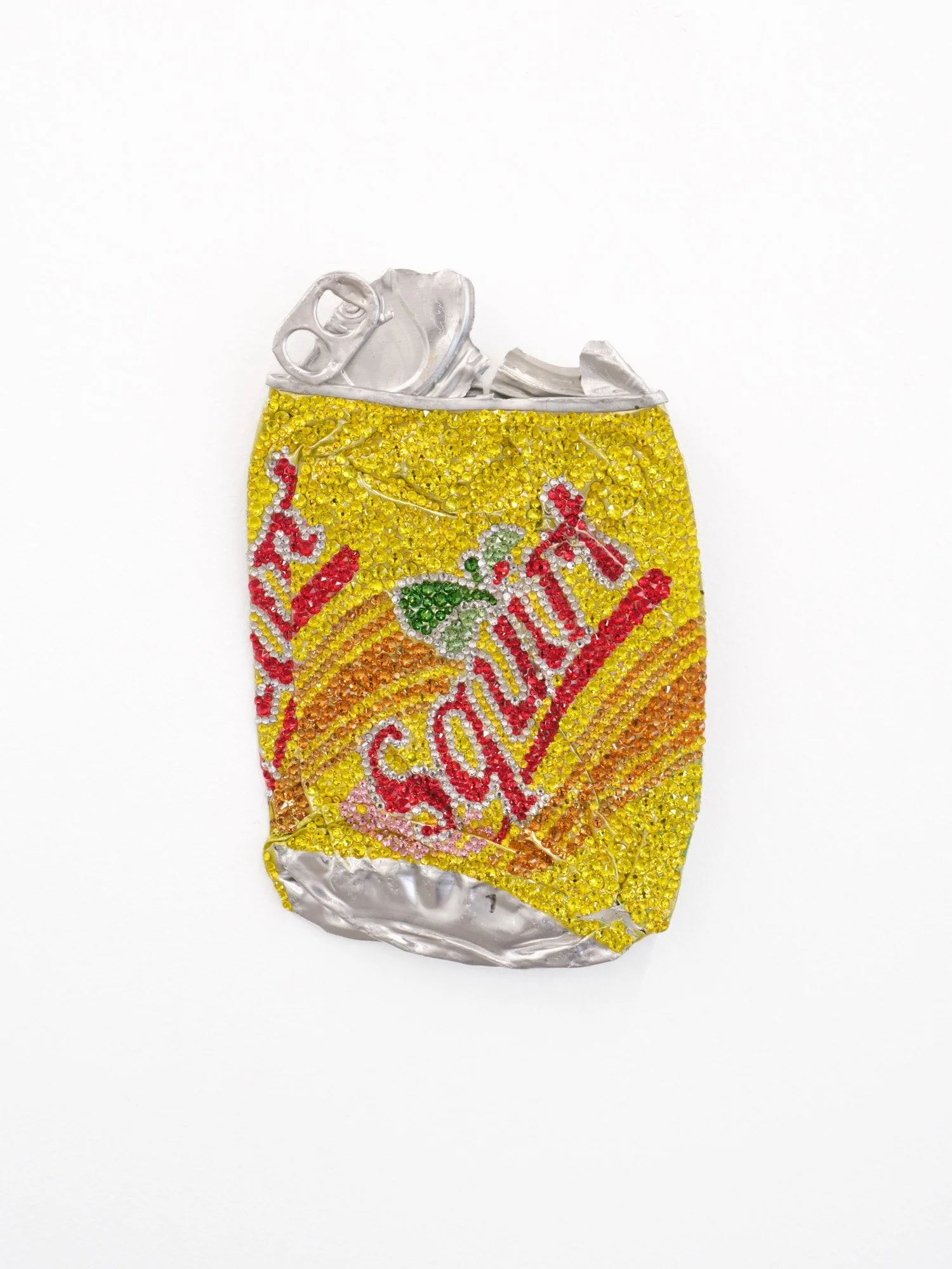 Sam Keller 
Can (Squirt), 2022 
Swarovski crystals on found can. 
5.75 x 3.75 inches
