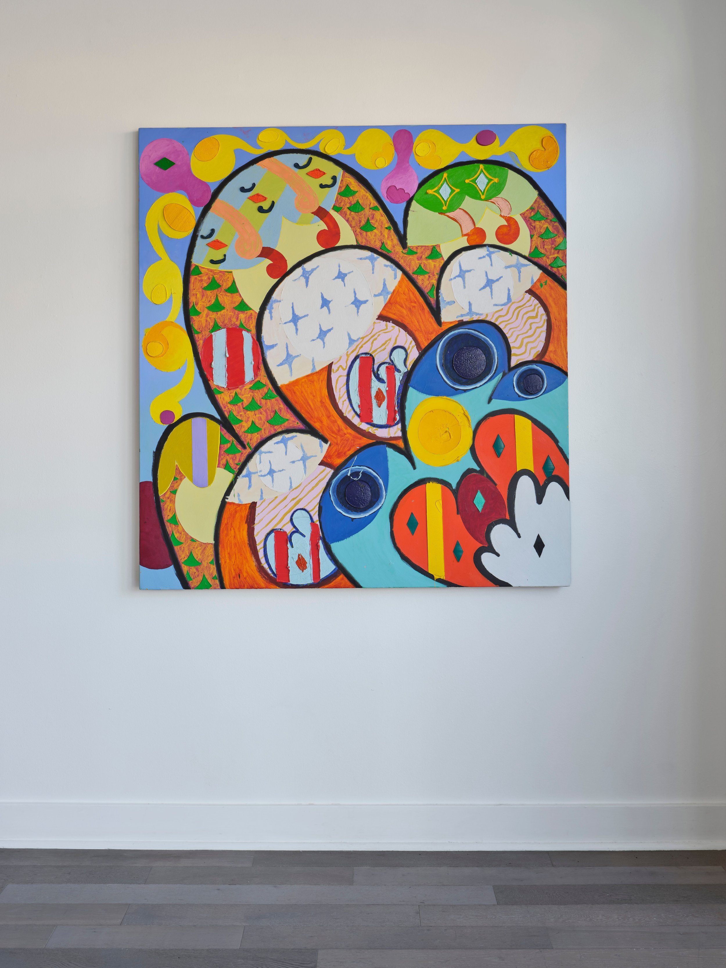 Ryan Davis
Human-Caused Sameness
52” x 56”
Oil and acrylic on canvas
2017-2019