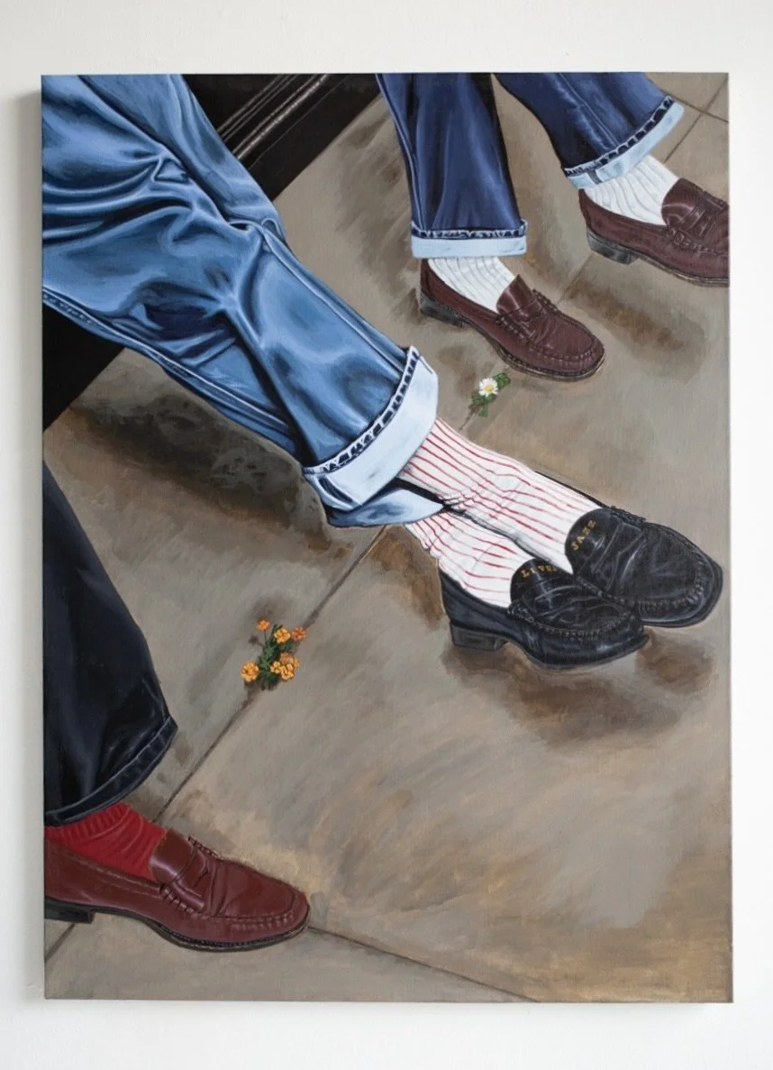 Jasaya Neale 
Trio, 2026 
Acrylic on linen 
36 x 48 inches
