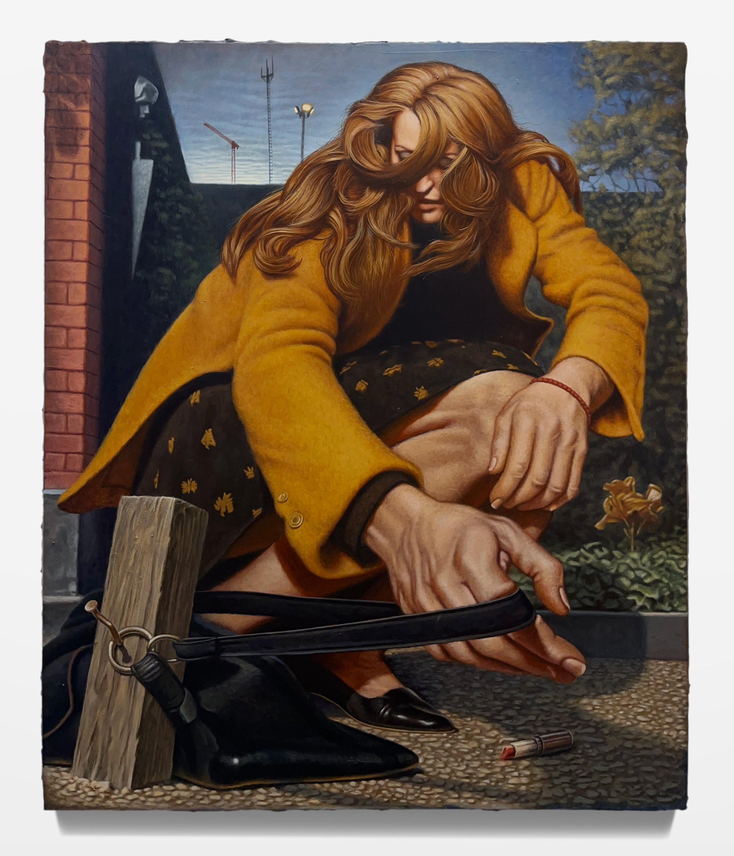 Carter Flachbarth 
In Pursuit, 2025 
Acrylic on canvas 
30 x 36 inches
