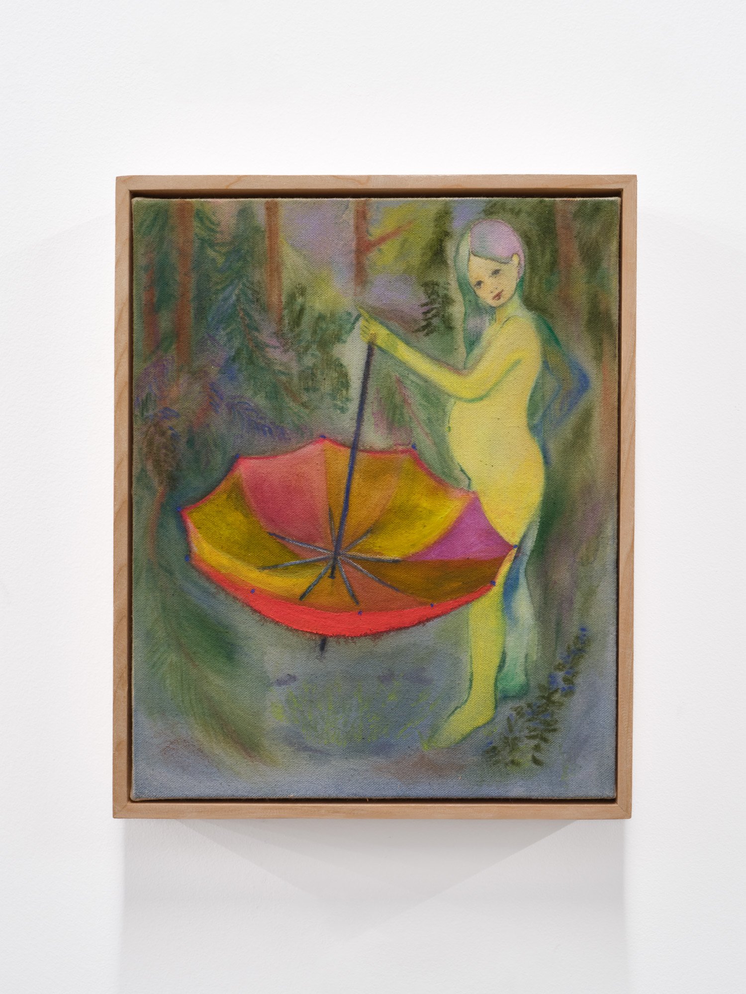 Rowan Howe 
cup half full, 2025 
Watercolor pencil and gouache 
8 x 10 inches 
9 x 11 inches framed