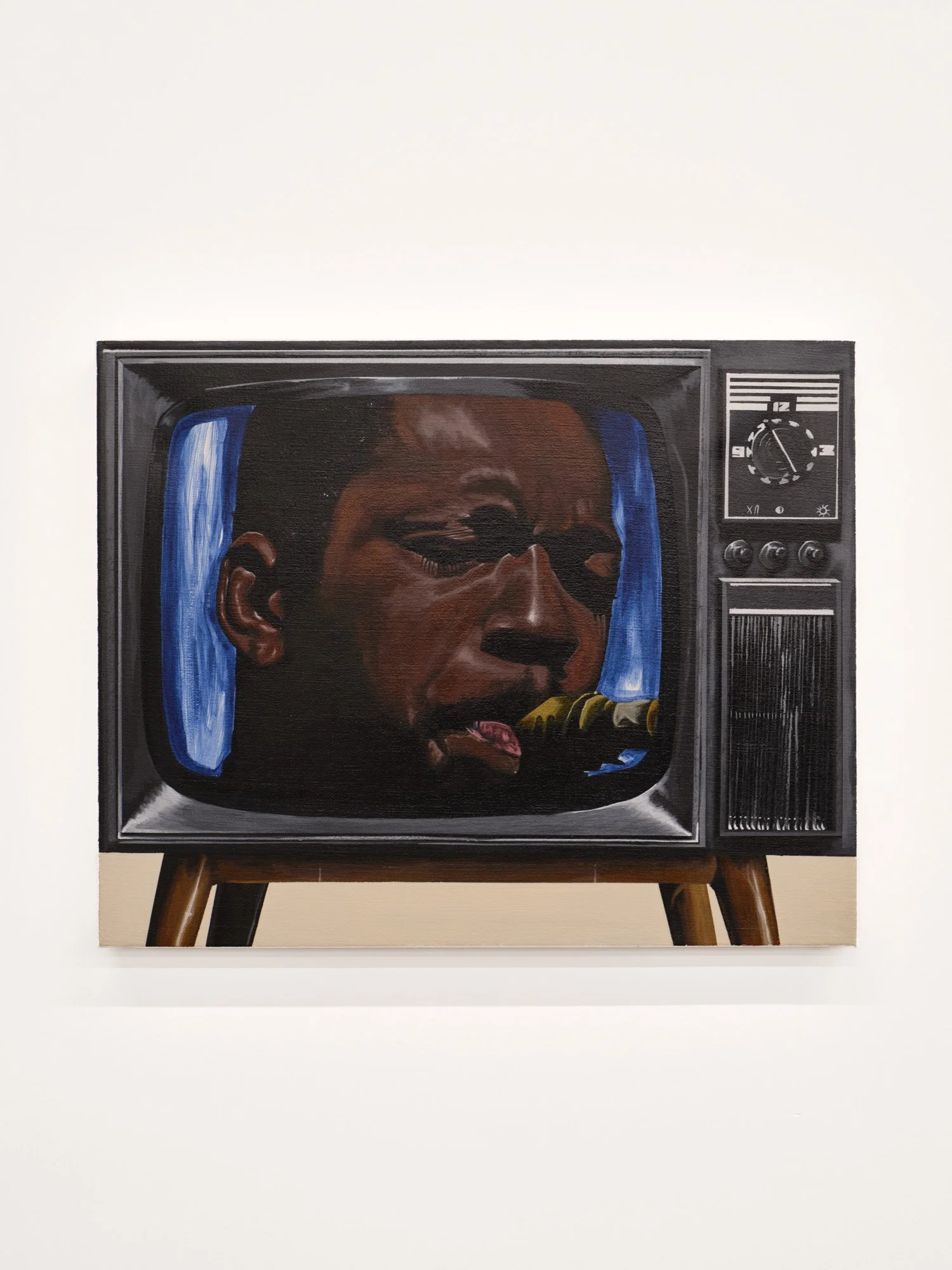 Jasaya Neale 
Coltrane Lives, 2025 
Acrylic on Linen 
16 x 20 inches