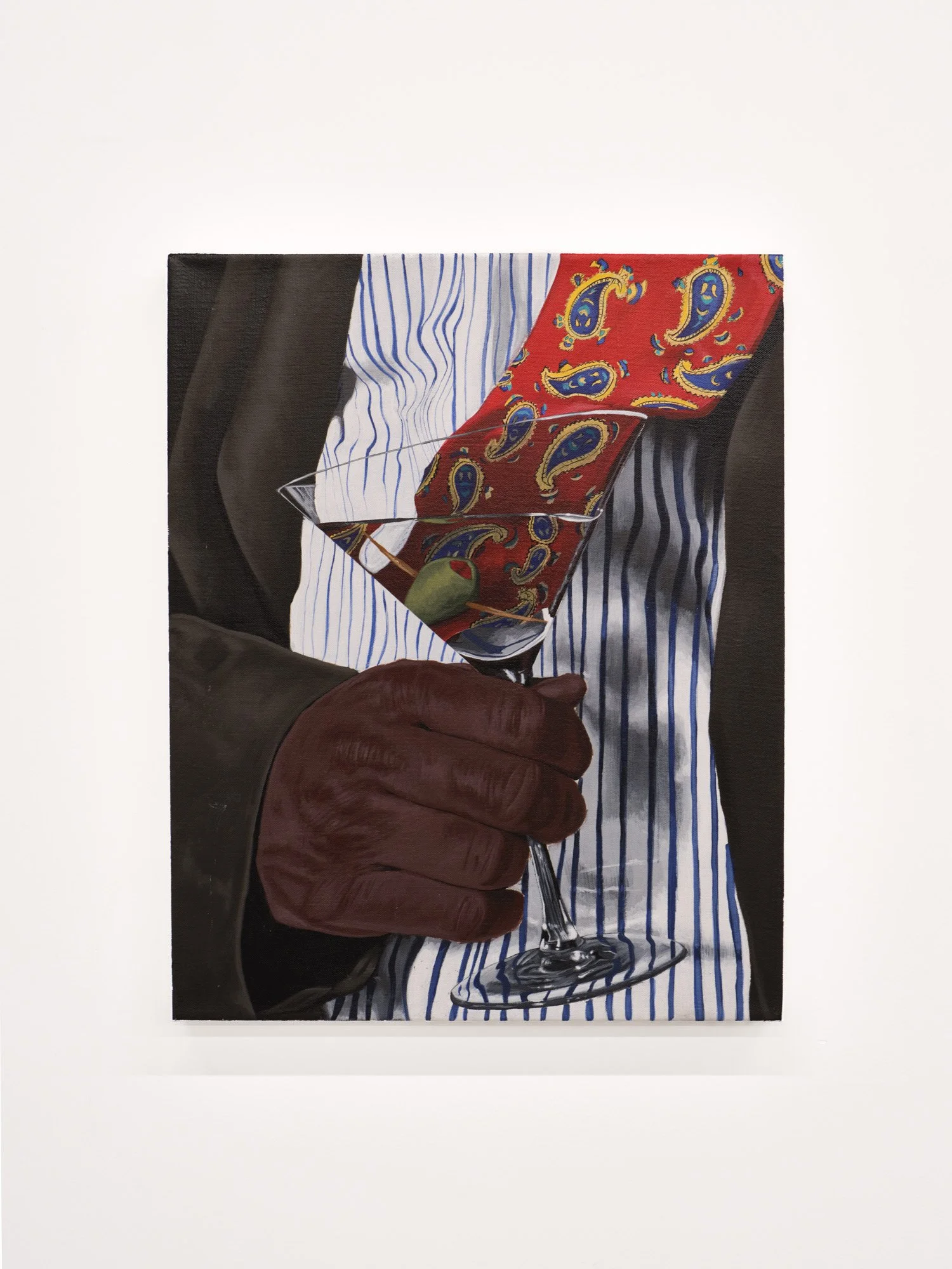 Jasaya Neale 
The Negro Aesthetic of Jazz, 2025 
Acrylic on Linen 
16 x 20 inches
