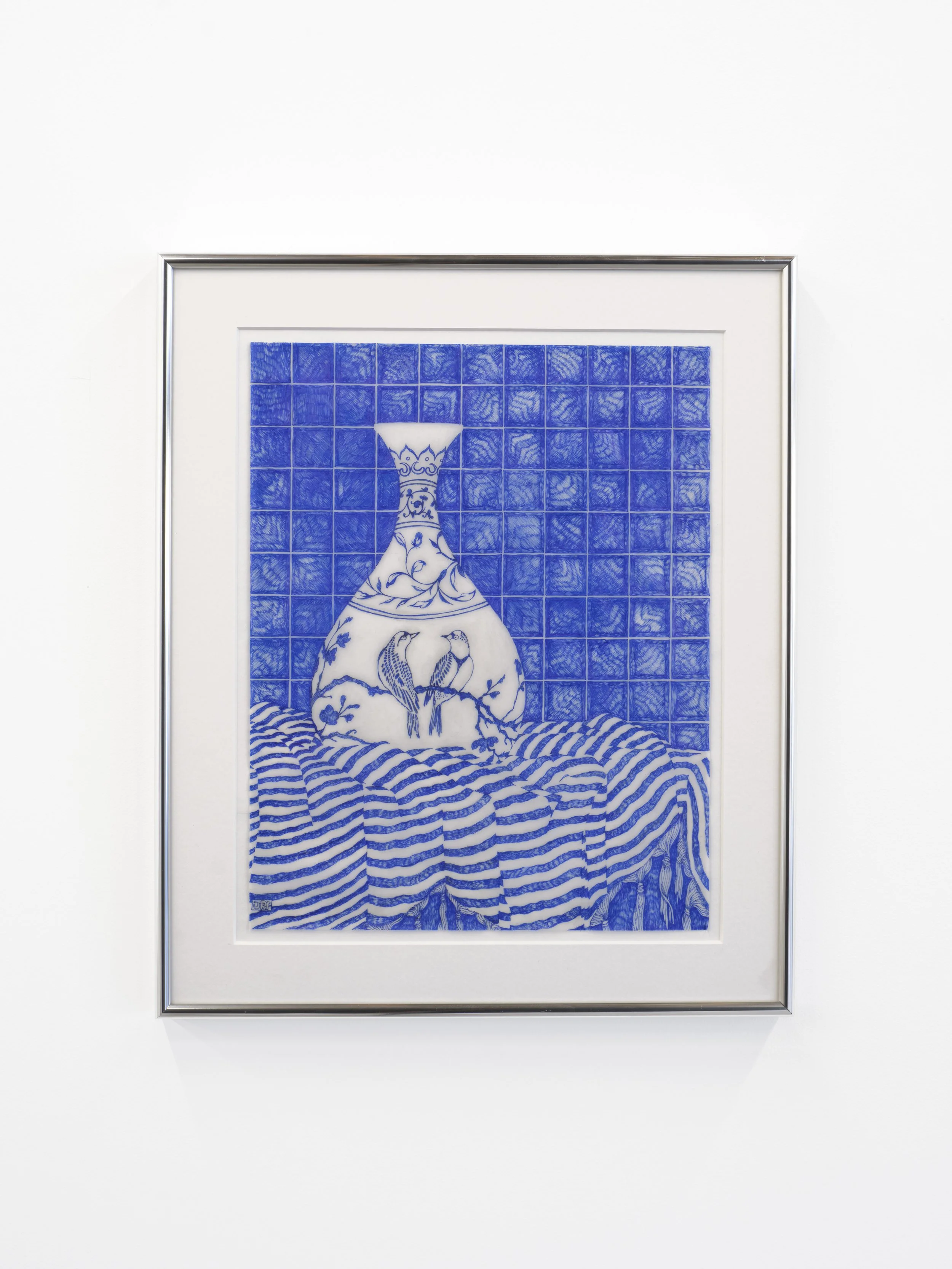 Jeffrey From 
Ten Tassels, 2026  
Ballpoint pen on vellum  
11 x 14 inches