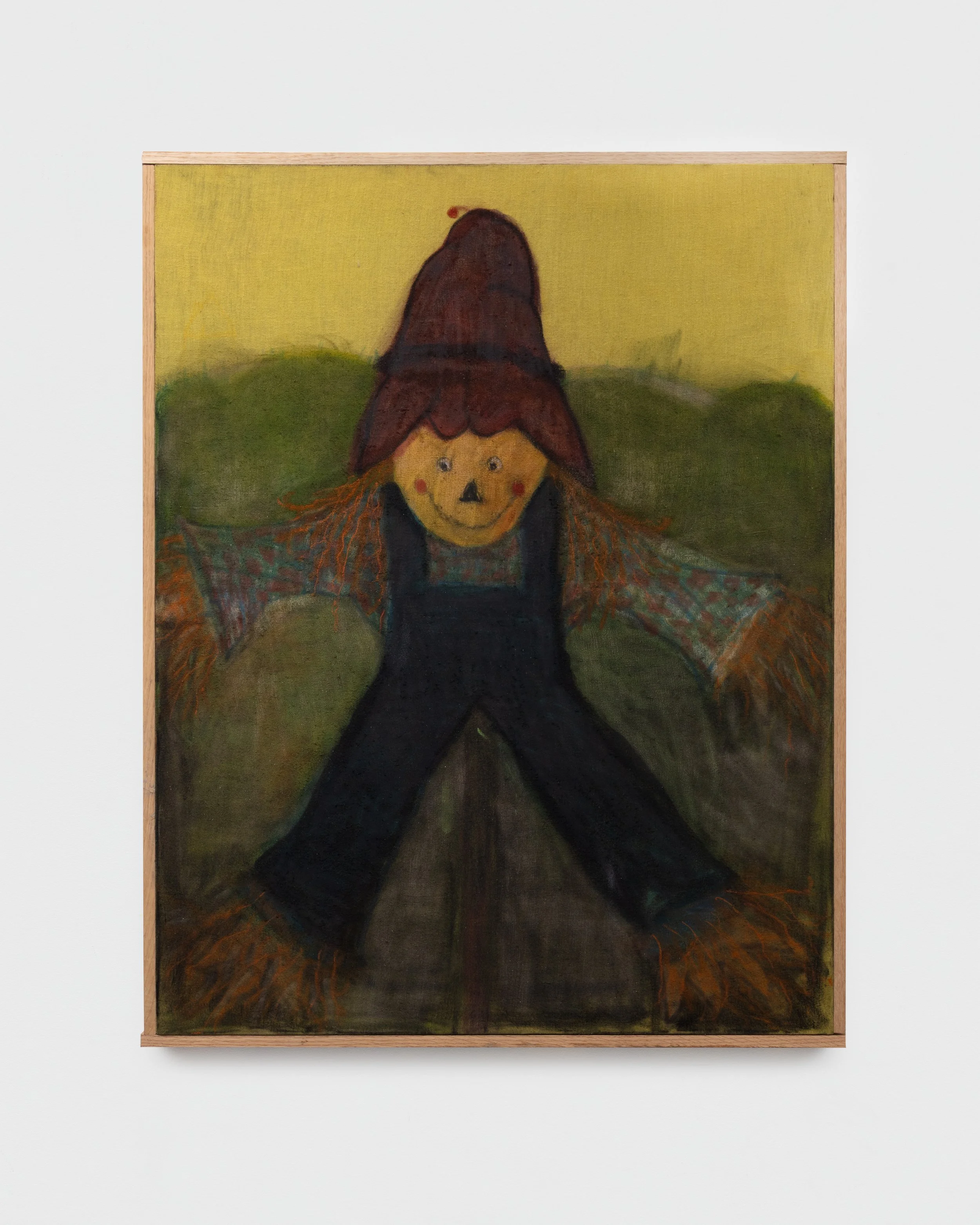 Barry Elkanick 
Ladybug's First Love, 2026 
Graphite and soft pastel on dyed linen with artist frame 
37 x 29 1/4 inches