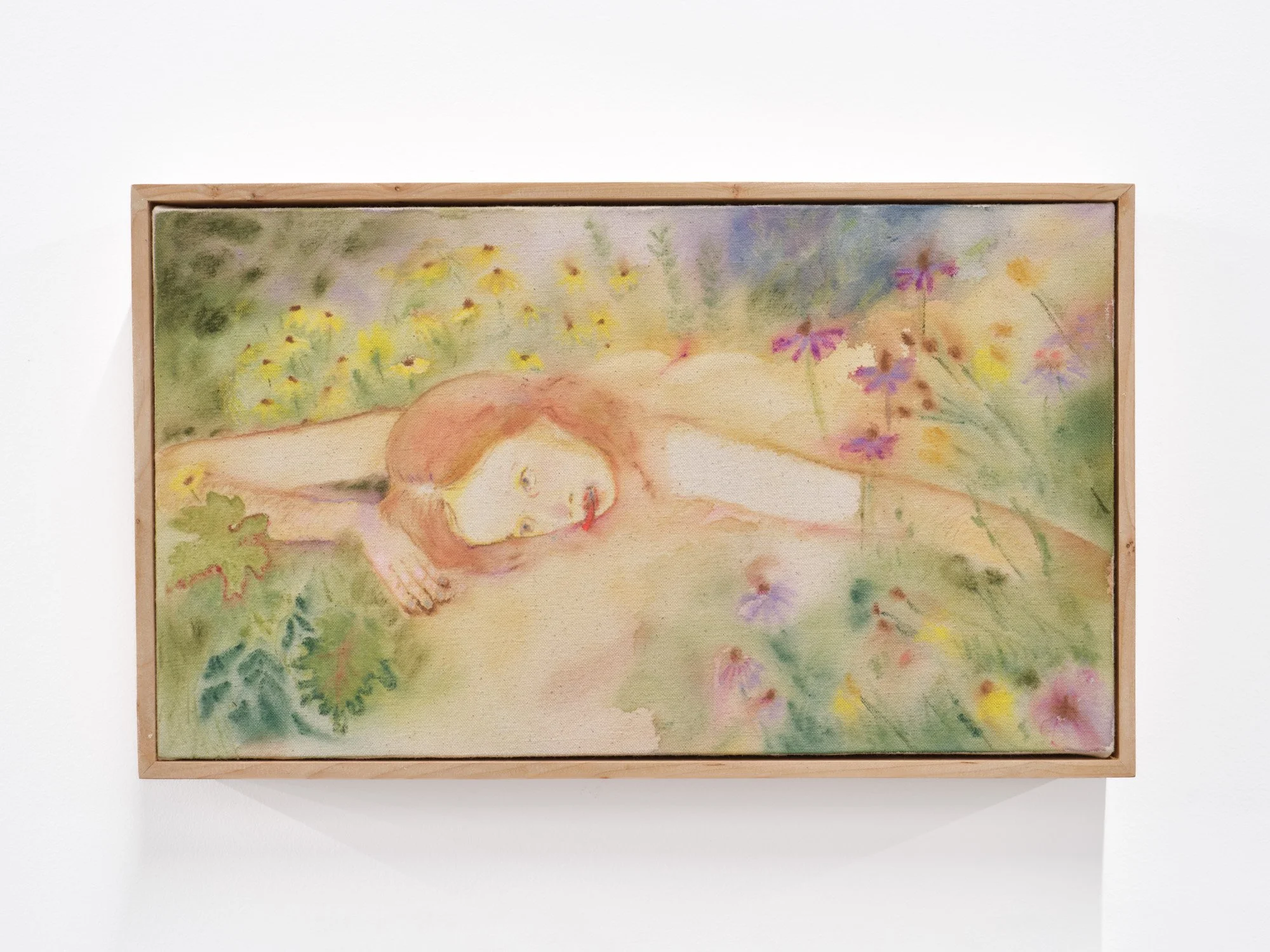 Rowan Howe 
explorer, 2025 
Watercolor pencil and gouache 
14 x 8 inches 
14.5 x 9 inches framed