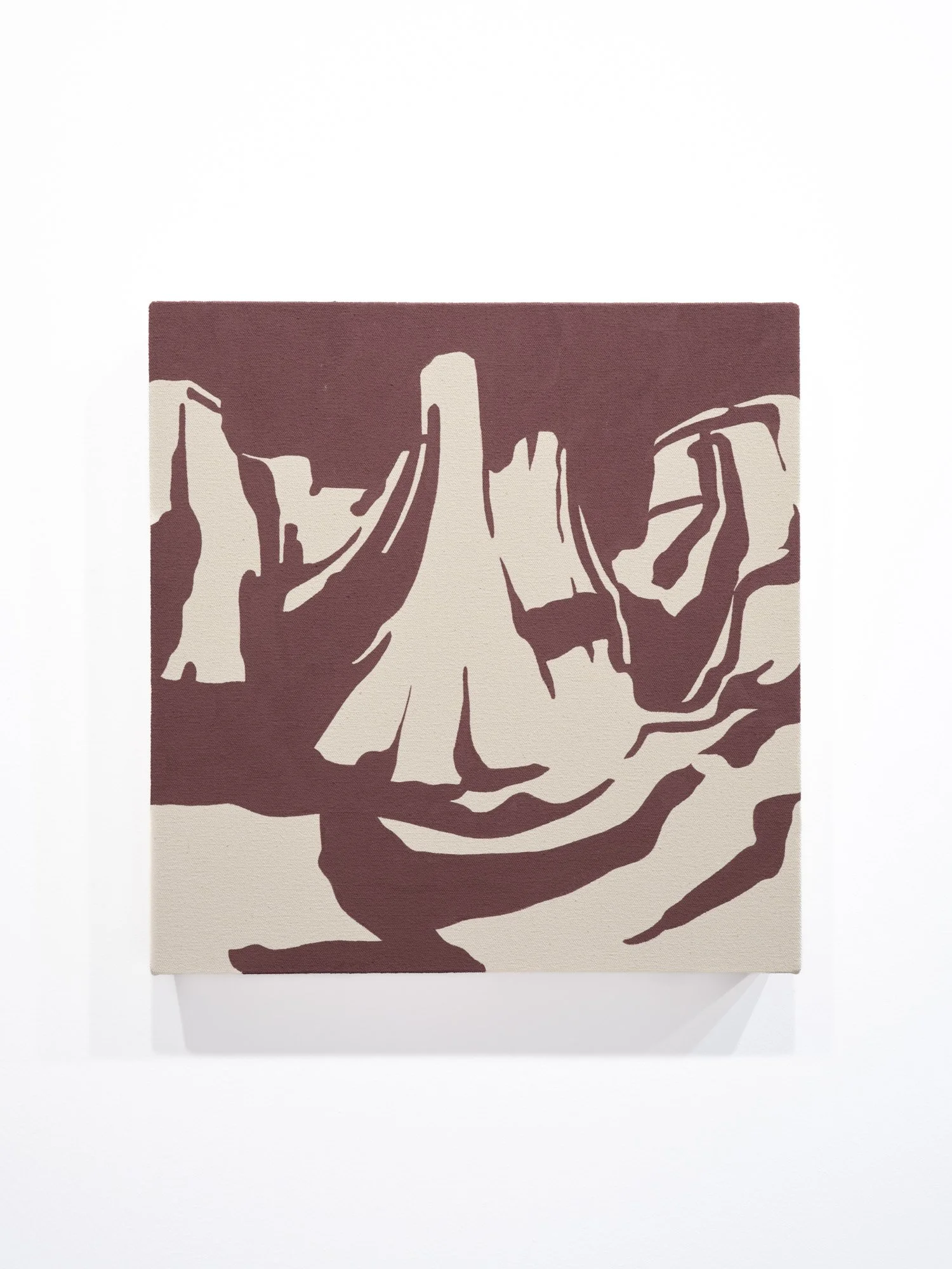 Max Kremer 
Canyon 3, 2025 
Acrylic on canvas 
16 x 16 inches