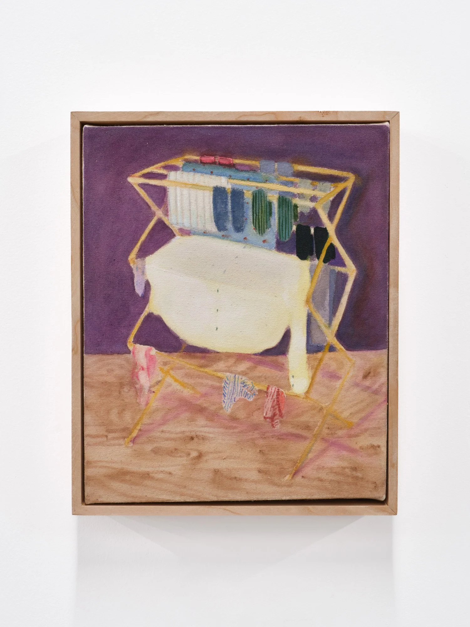 Rowan Howe 
scaffolding, 2025 
Watercolor pencil and gouache 
8 x 10 inches 
9 x 11 inches framed