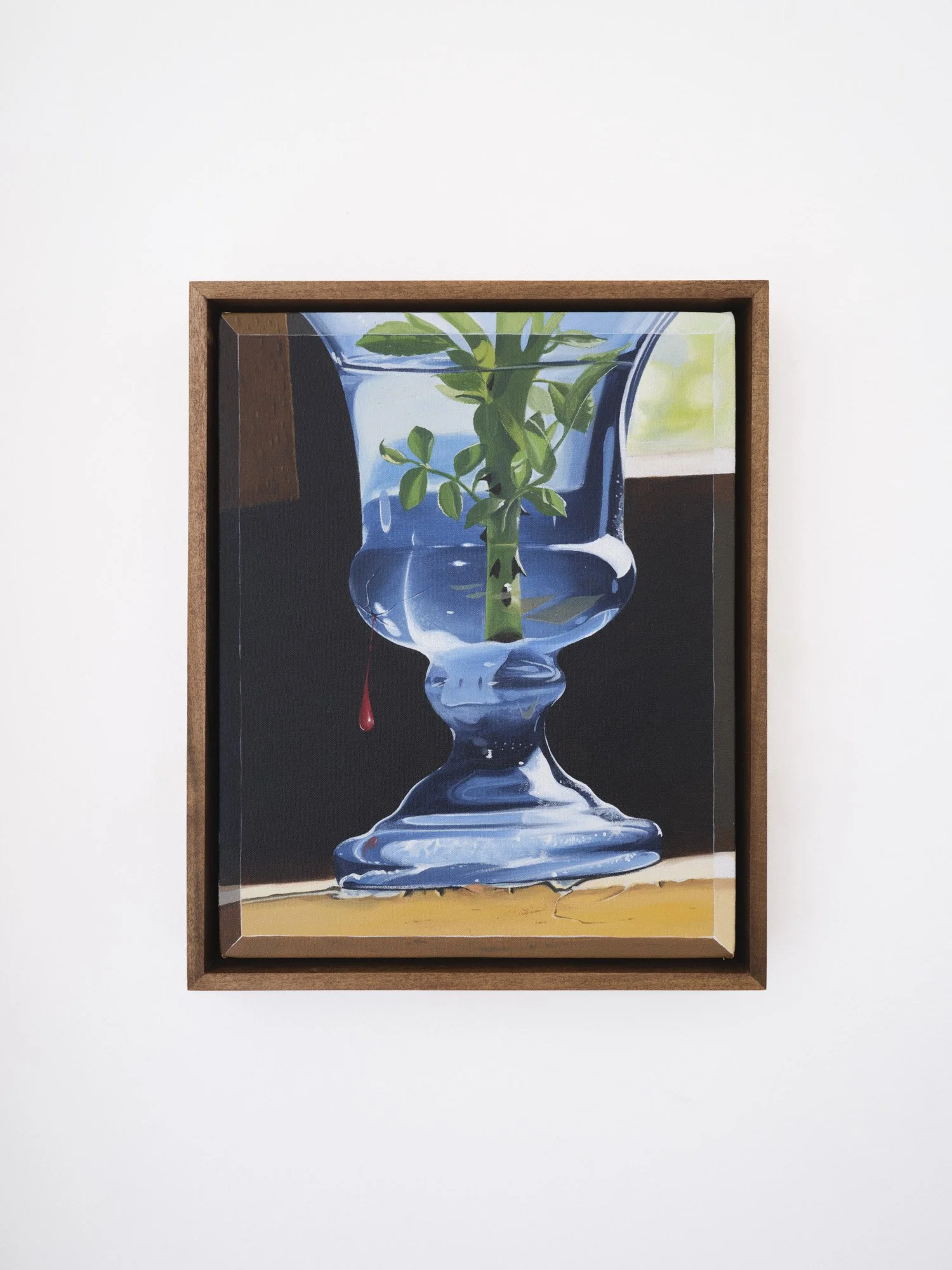 Conner O'Leary 
Grow Without, 2025 
Acrylic on canvas stretched over panel 
15 x 12 inches
