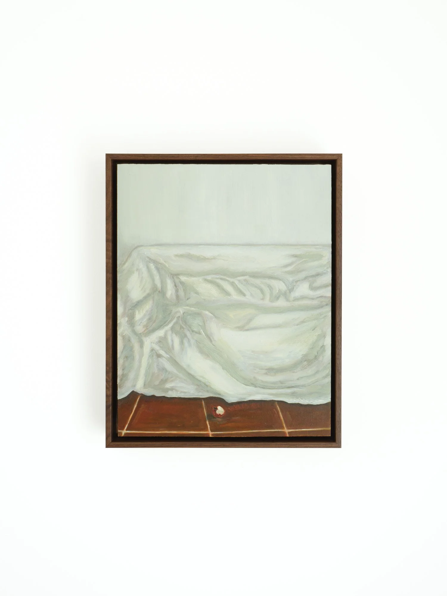 Kate LeSueur 
Apple on the Floor, 2026 
Oil on linen panel 
11 x 14 inches