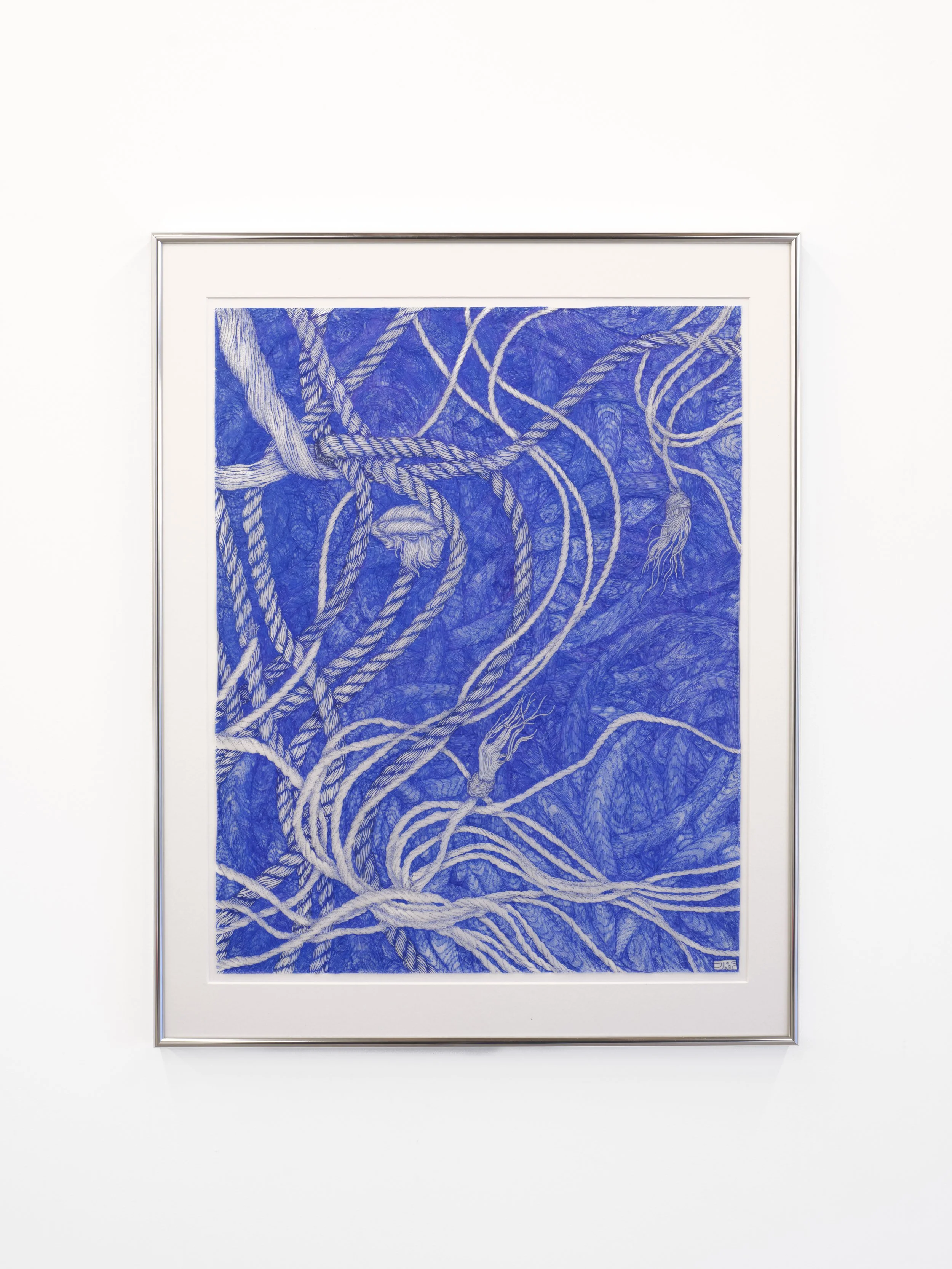 Jeffrey From 
And so now we swim, 2026 
Ballpoint pen on vellum 
19 x 26 inches