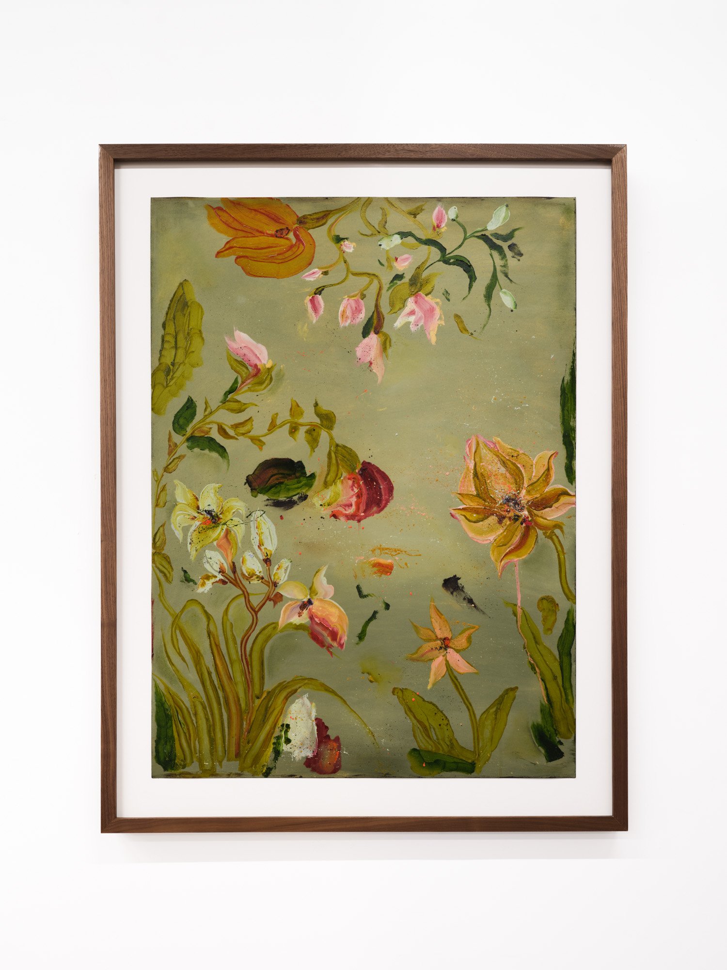 Isabella Innis 
Lady Bug, 2026 
Oil stick and oil on paper, framed with museum glass 
35 1/2 x 27 inches framed; 30 x 22 inches unframed