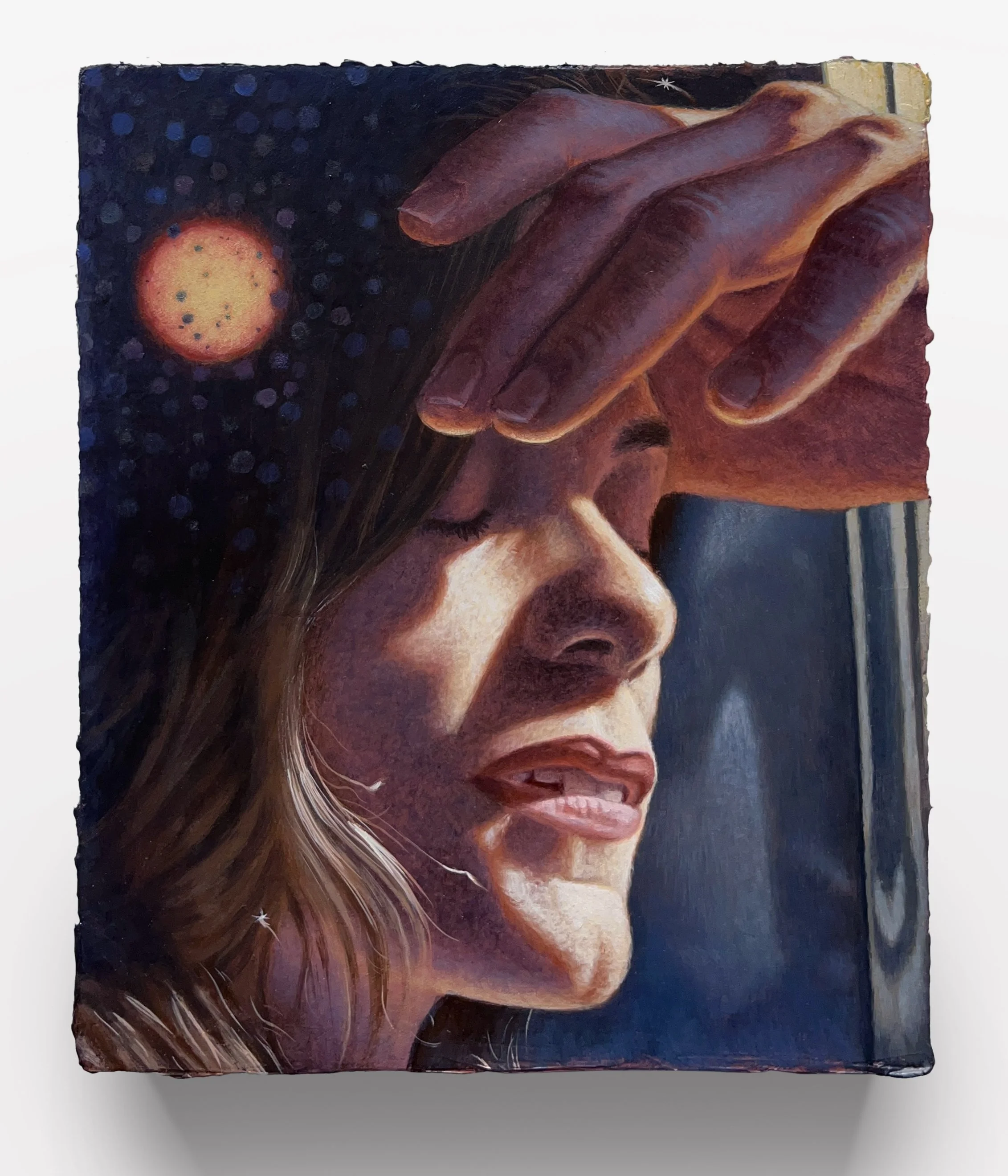 Carter Flachbarth 
The Predawn Dark, 2026 
Acrylic on canvas 
10 x 12 inches