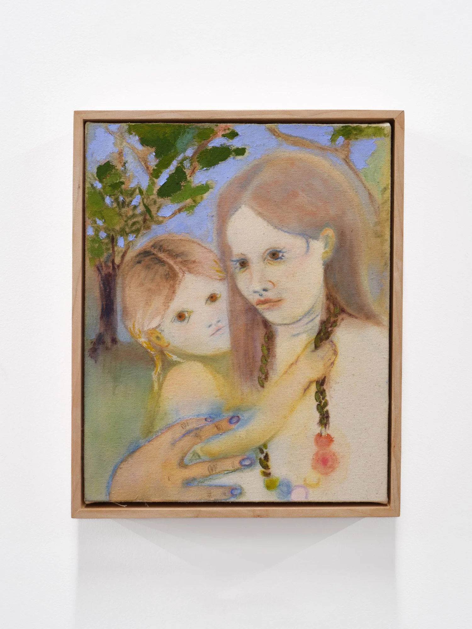 Rowan Howe 
brown eyes, 2025 
Watercolor pencil and gouache 
8 x 10 inches 
9 x 11 inches framed