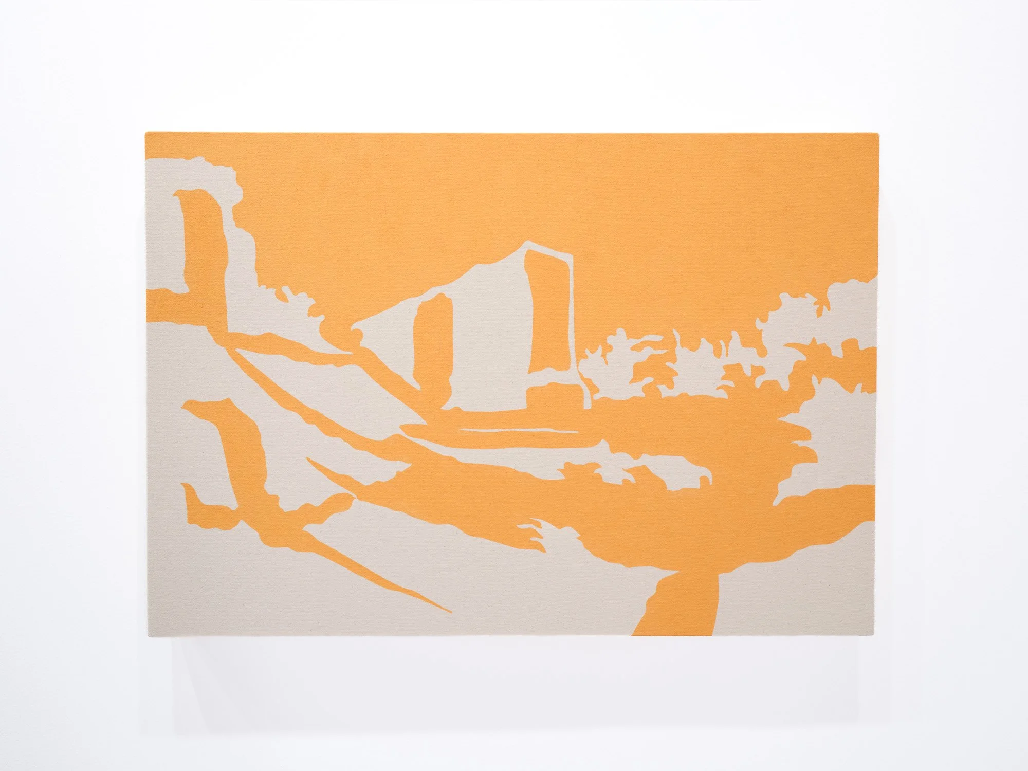 Max Kremer 
Brushland, 2025 
Acrylic on canvas 
18 x 26 inches