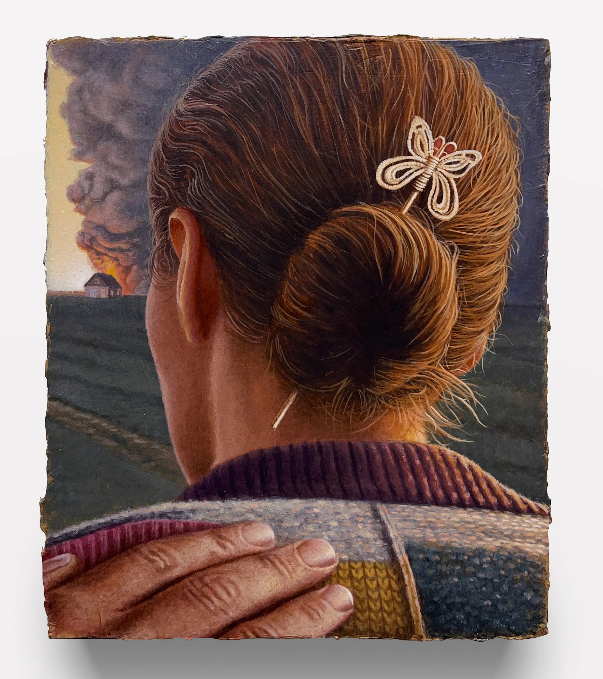 Carter Flachbarth 
The Absolute Truth, 2026 
Acrylic on canvas 
10 x 12 inches