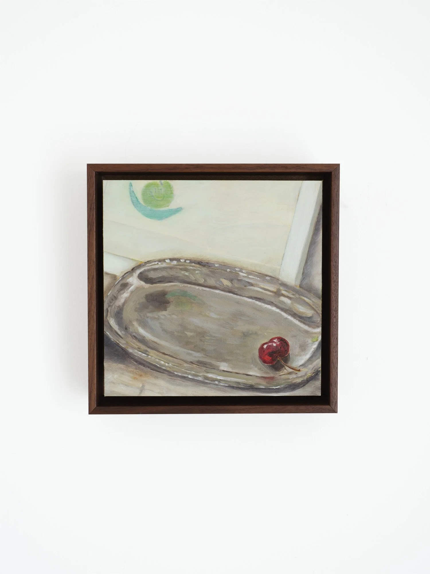 Kate LeSueur 
The Last Cherry, 2026 
Oil on linen panel 
8 x 8 inches