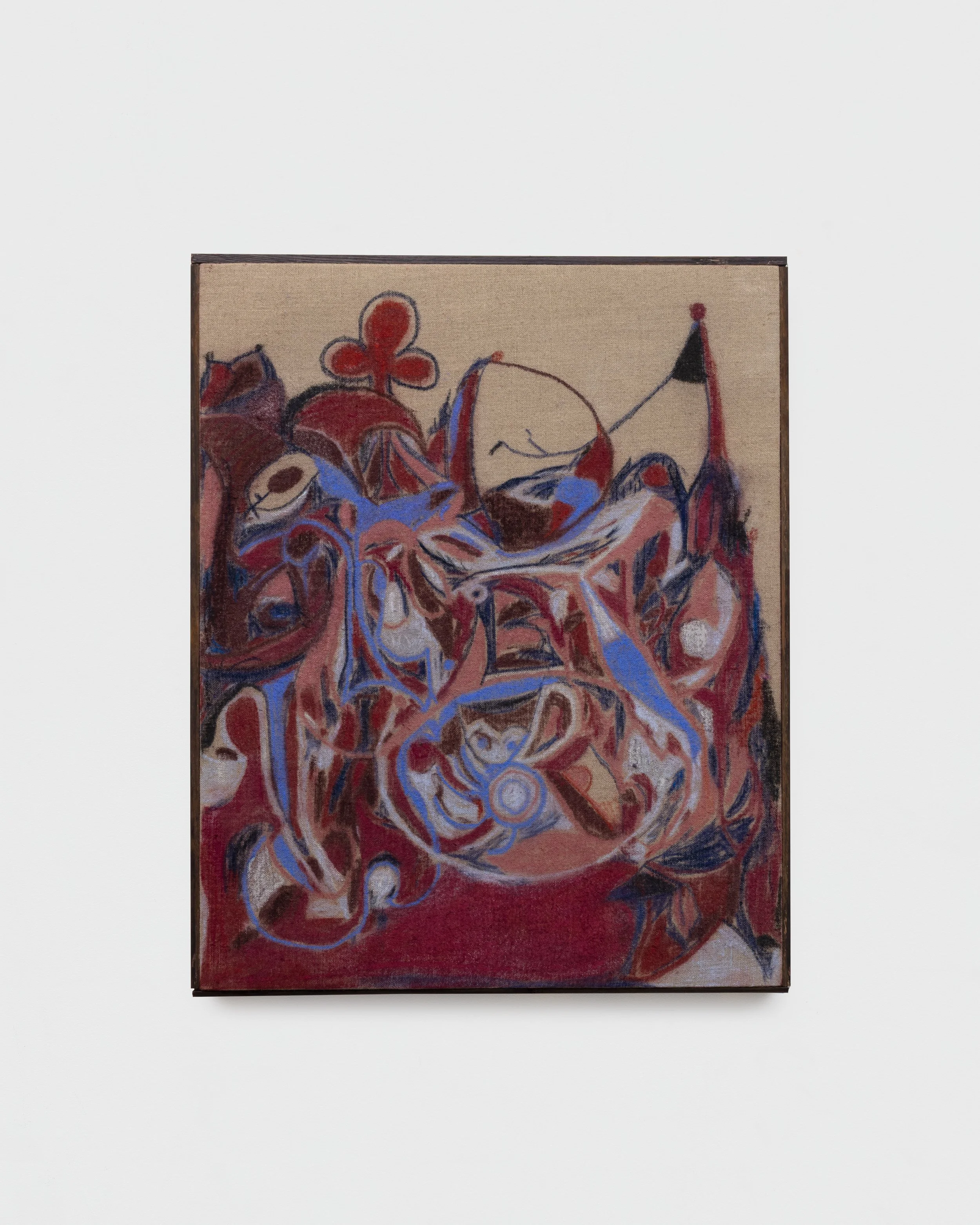Barry Elkanick 
Into the Frog-Spawn, 2026 
Soft pastel on linen 
20.5 x 16.5 inches