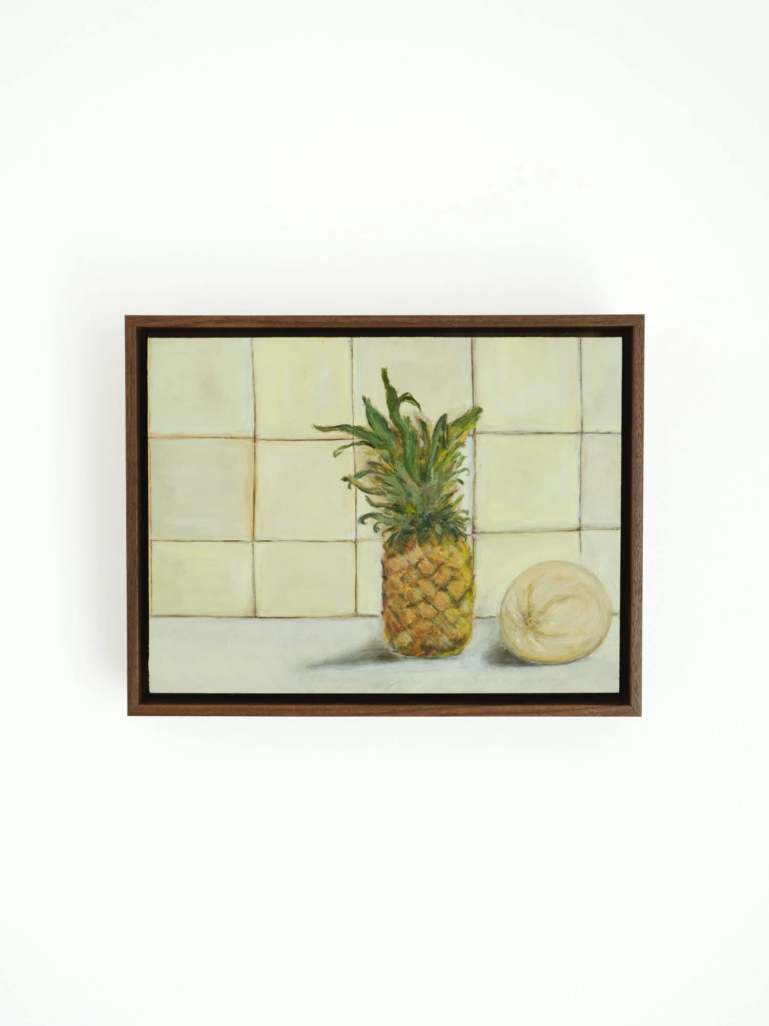 Kate LeSueur 
A Pineapple and a Melon, 2026 
Oil on copper 
9 x 12 inches