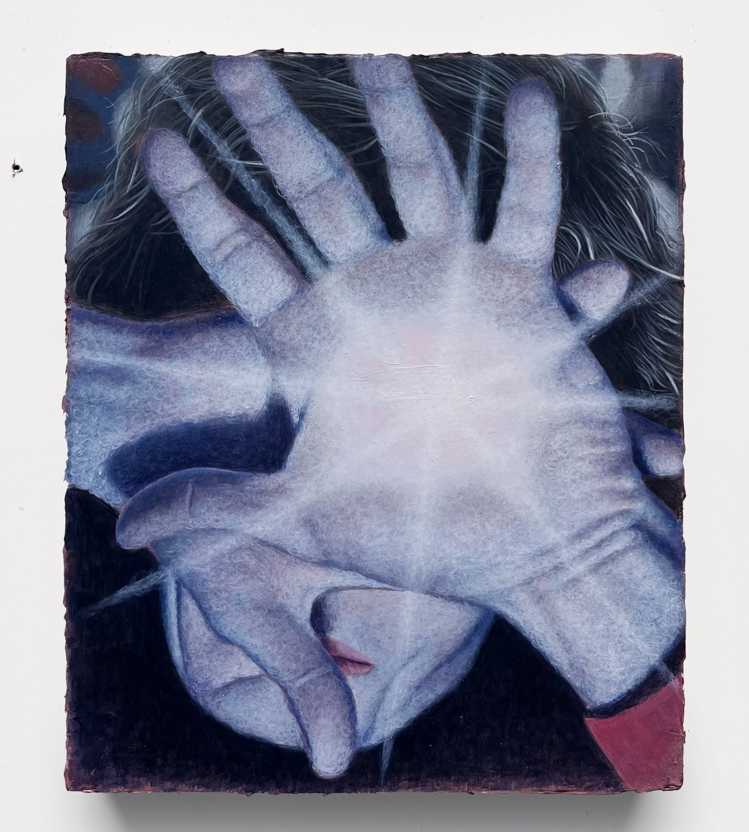 Carter Flachbarth 
The Hole in the Heavens, 2026 
Acrylic on canvas 
10 x 12 inches