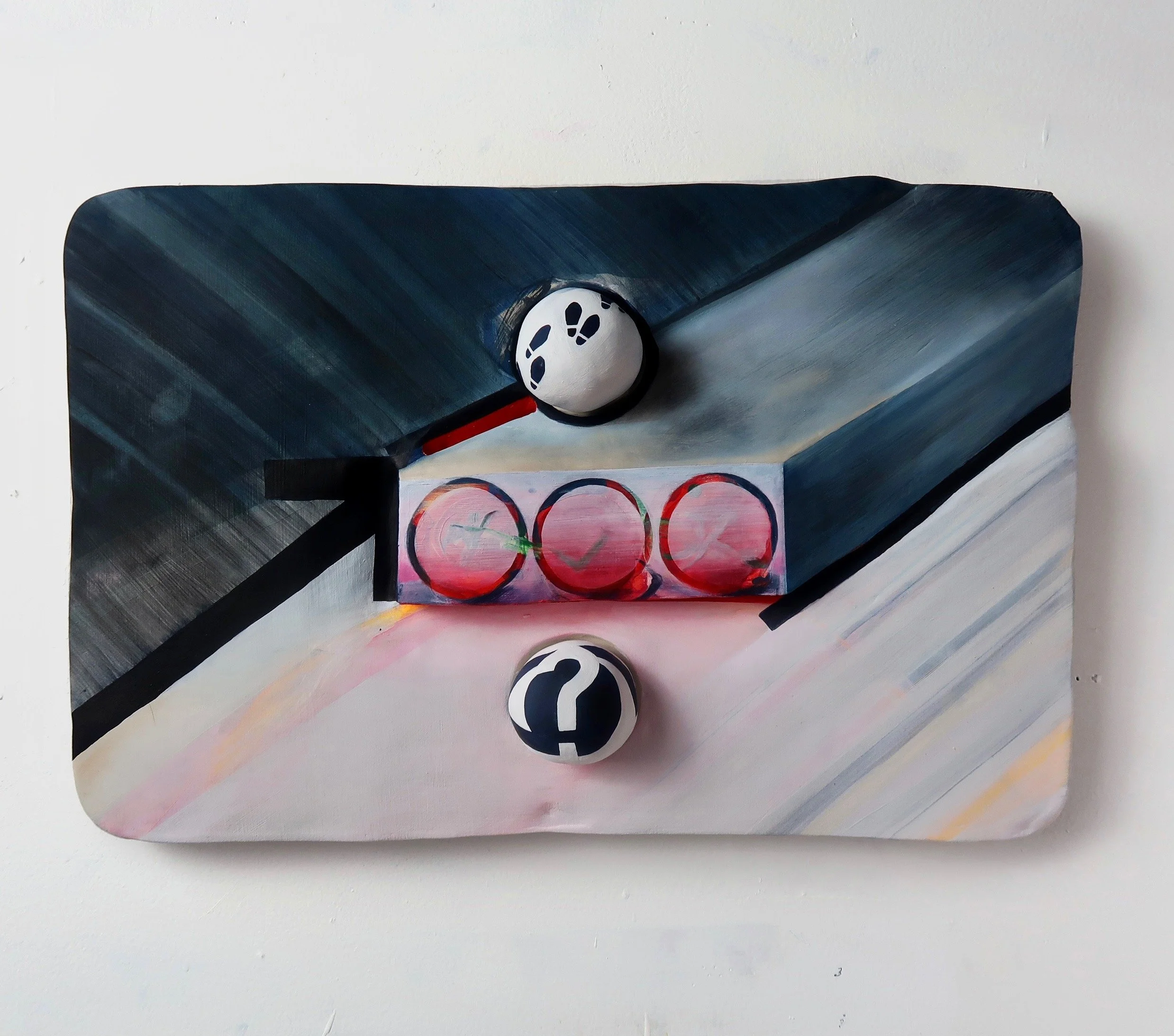 Lara Karadogan 
Deep Search, 2025 
Oil on clay 
24 x 18 x 5 inches