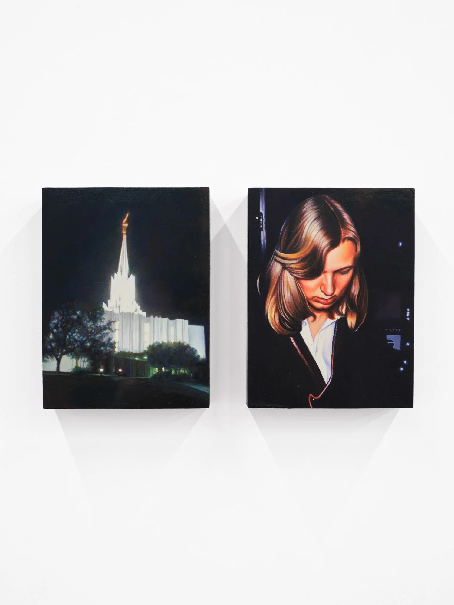 Hayley Labrum 
Within and Without, 2024 
Oil on panel 
8 x 13 inches
