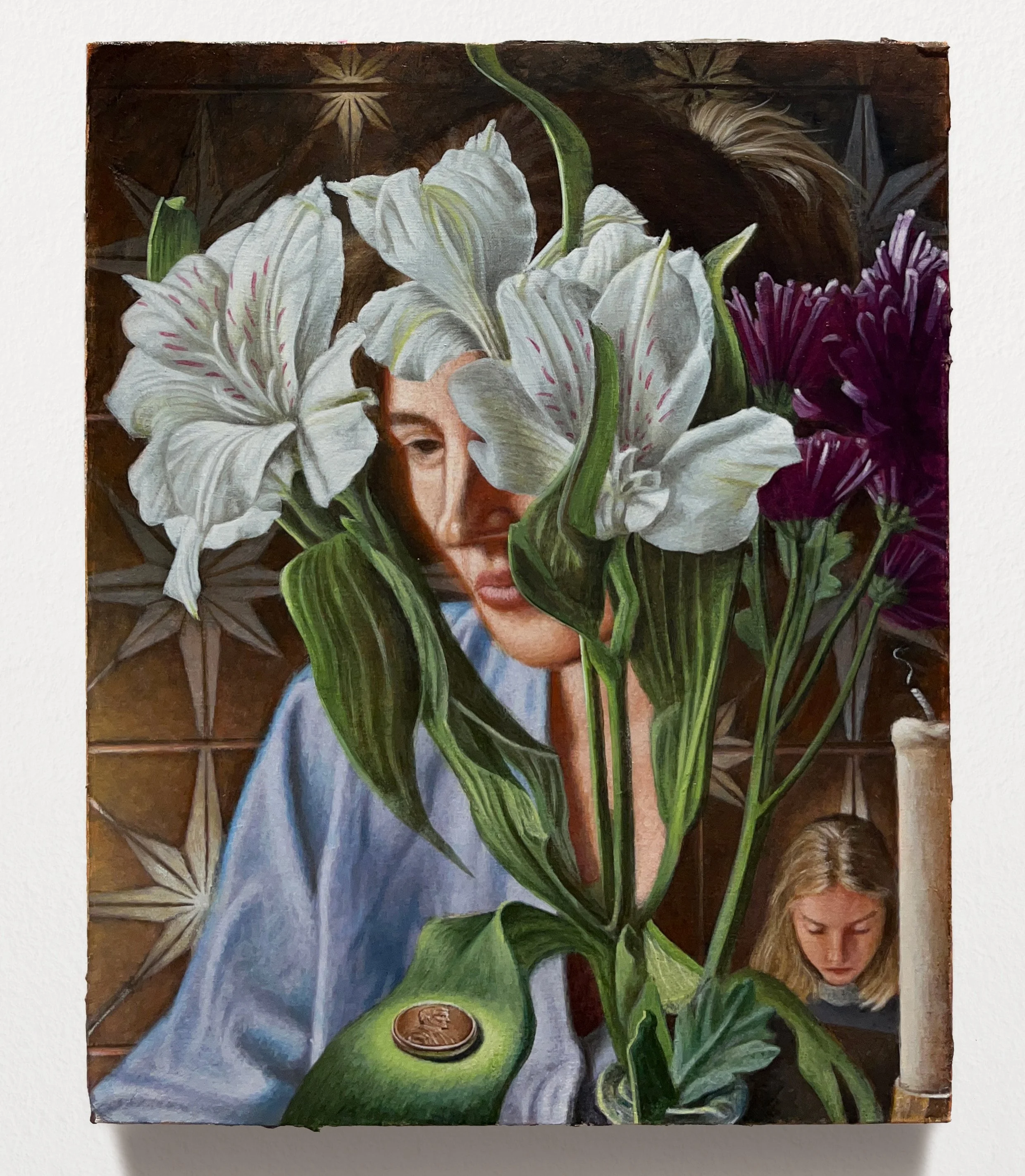 Carter Flachbarth 
Penny, 2025 
Acrylic on canvas 
20 x 16 inches