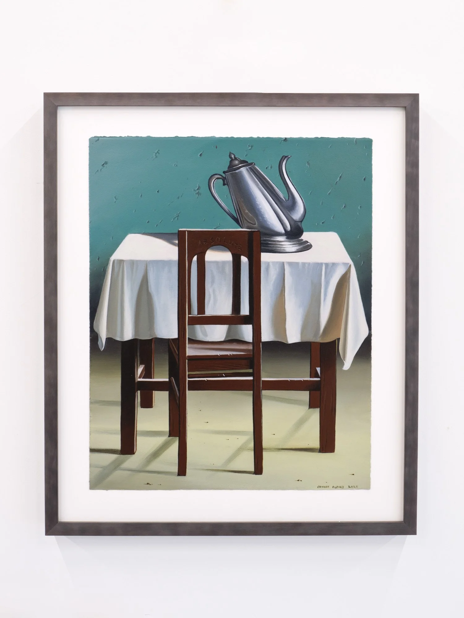 Conner O'Leary 
Interior Praise, 2026 
Acrylic on paper 
21 x 25 inches framed with museum glass