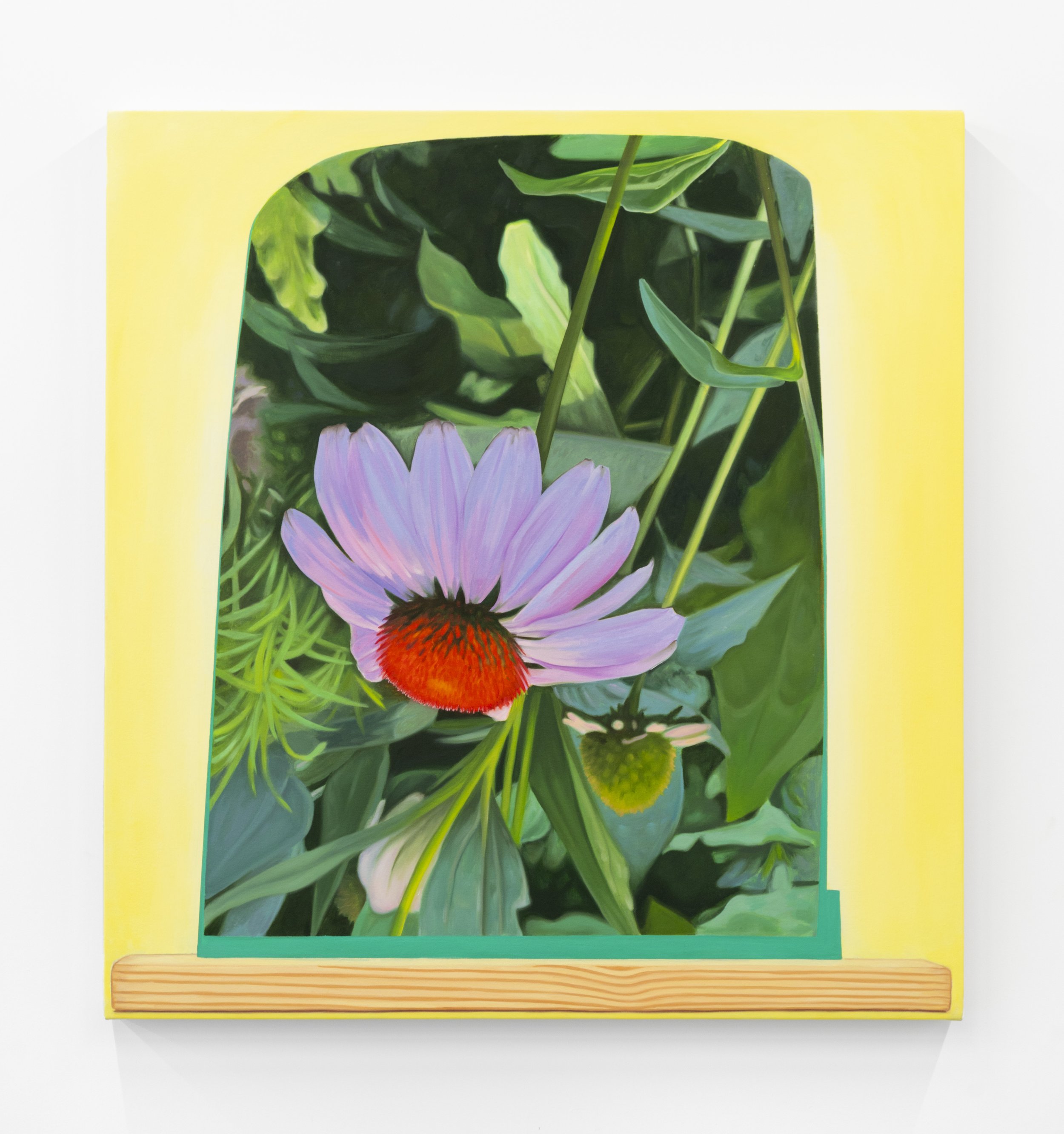 Calhan Hale 
Hurtle, 2025 
Acrylic and oil on canvas 
36 x 34 inches