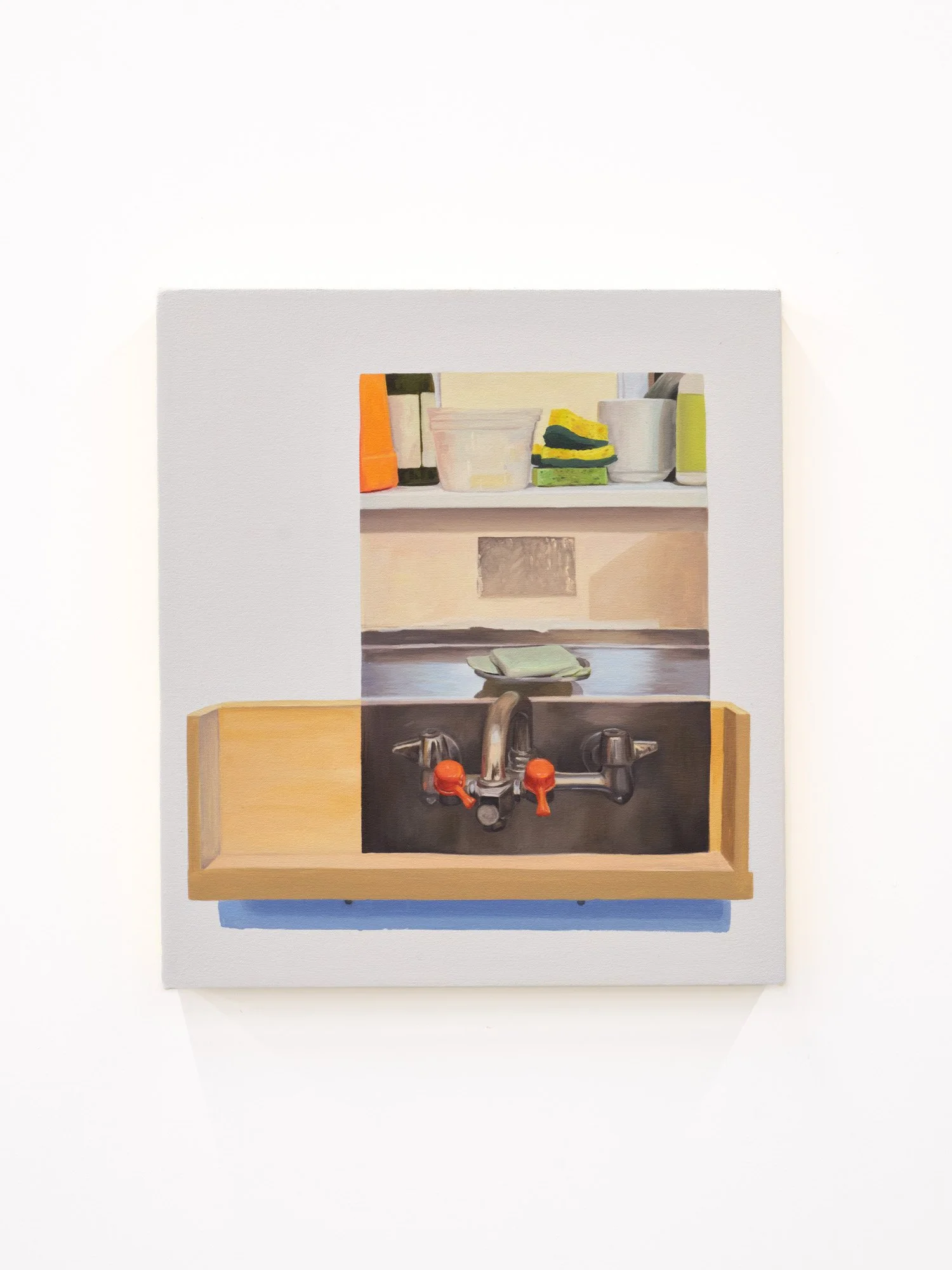 Calhan Hale 
Untitled, 2026 
Oil and acrylic on canvas 
18 x 16 inches
