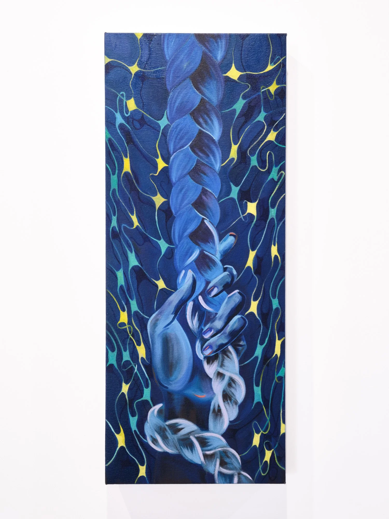 Brooke Burnside 
Backbone, 2025 
Oil on canvas 
30 x 12 inches