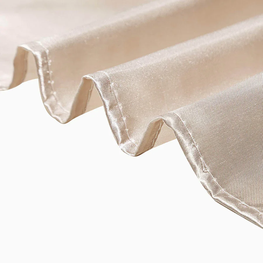 Champagne Pink Satin Napkins - 17"x17"