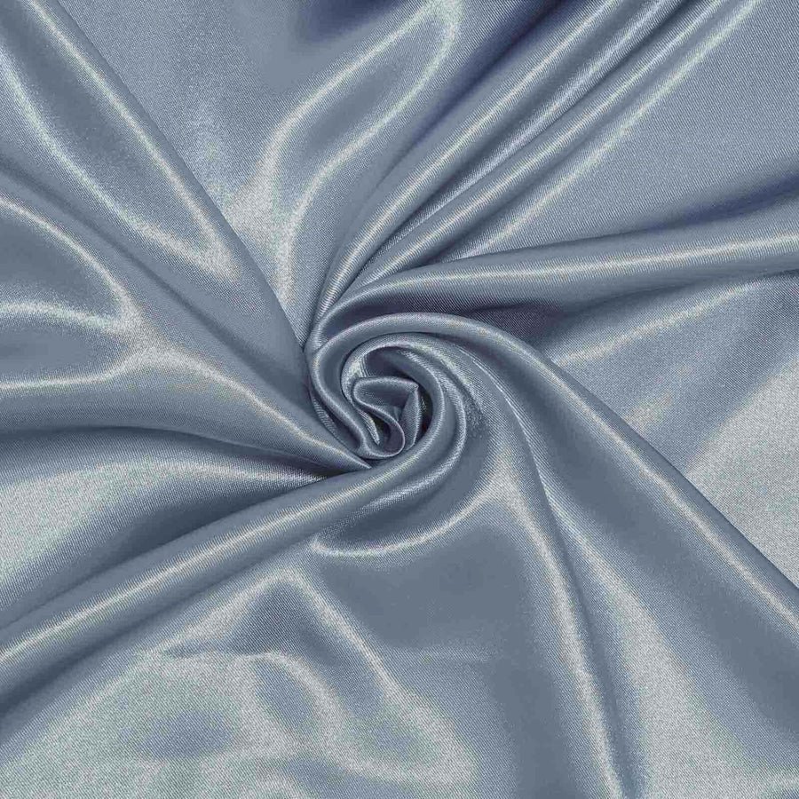 Dusty Blue Satin Table Runner - 12"x108"