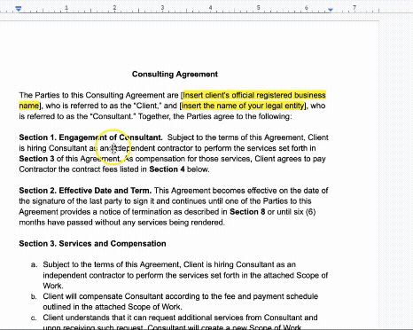 gif showing template contracts in lowercase legal membership