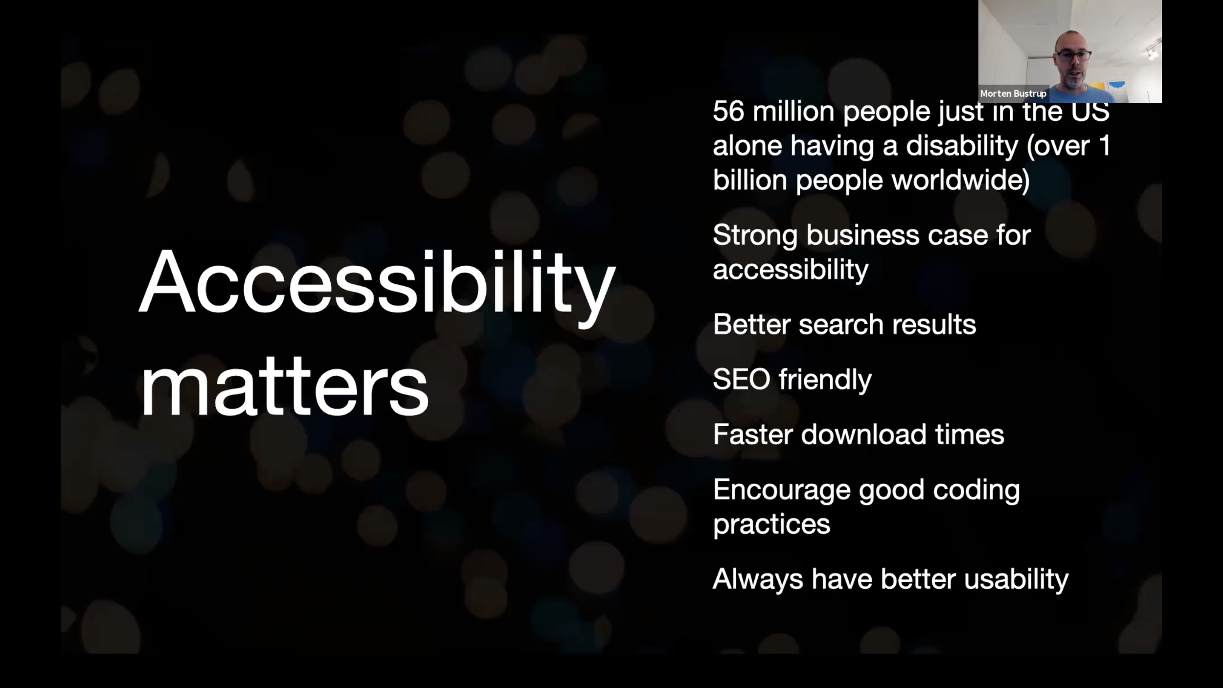 Accessibility lecture