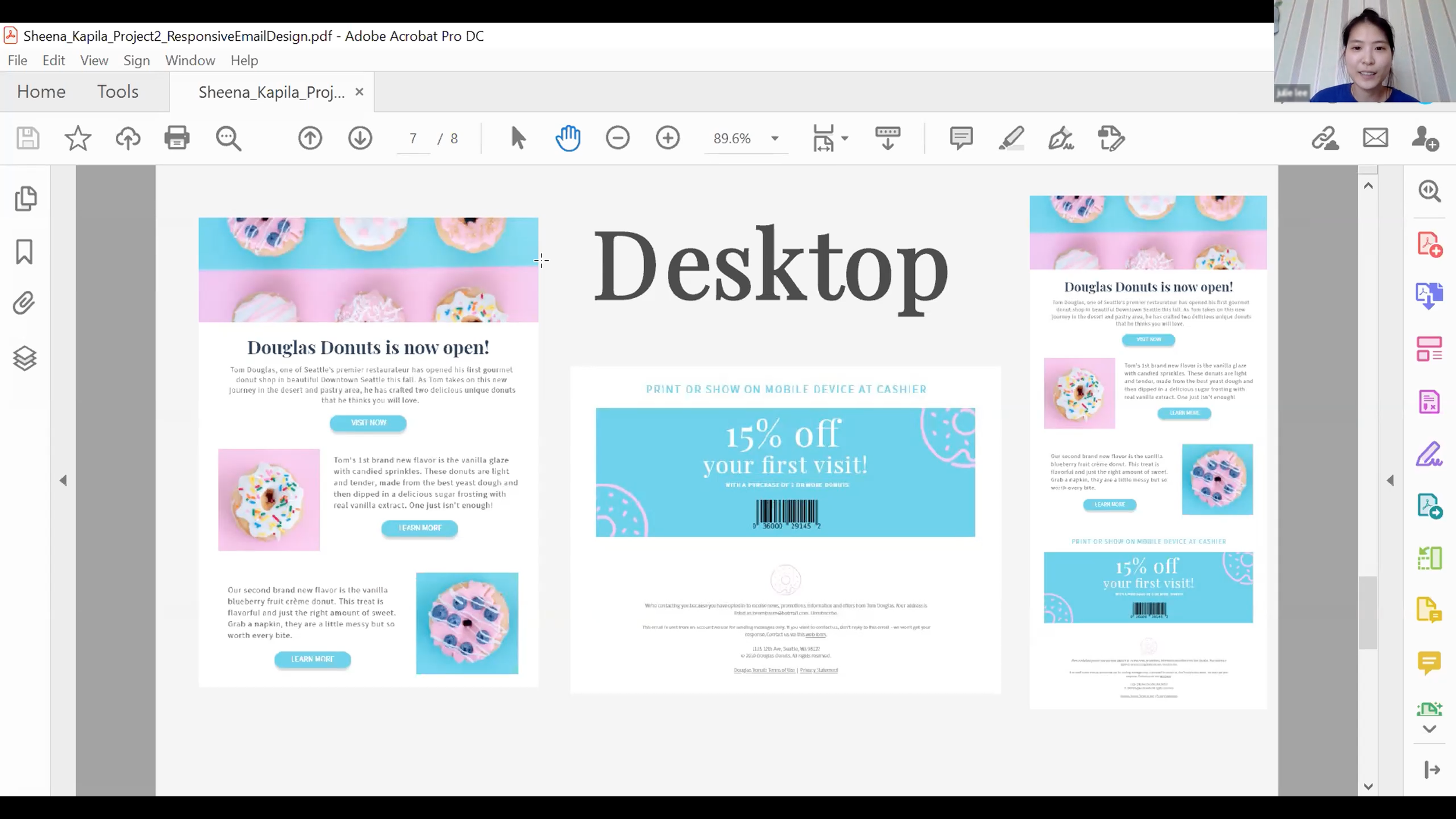 Email design project