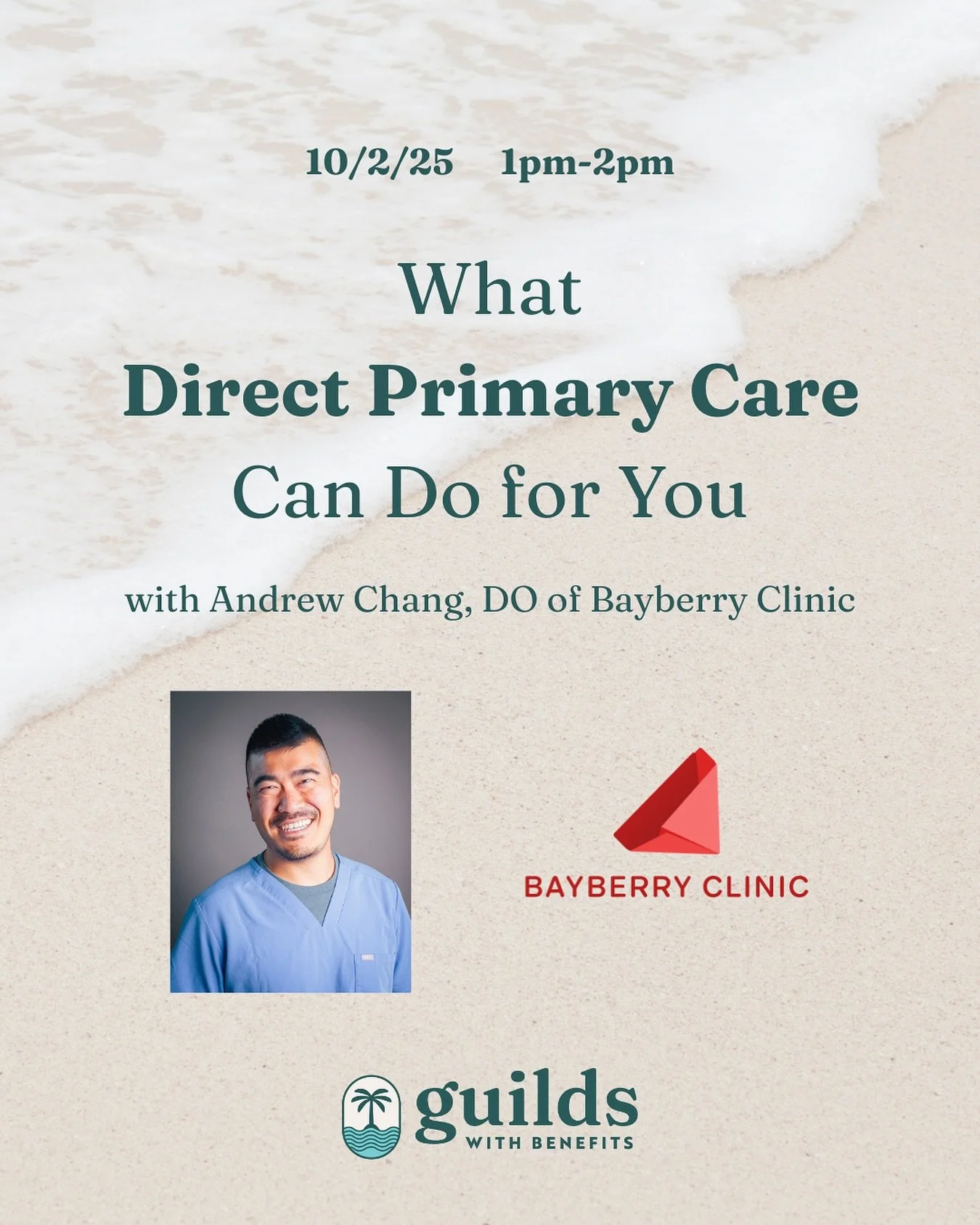 💡 Curious about Direct Primary Care?

Tired of long waits, surprise medical bills, and rushed visits? There&rsquo;s another way.

✨ Join Dr. Andrew Chang, DO, for a live info session:
What Direct Primary Care Can Do for You
📅 October 2, 2025
🕐 1&n