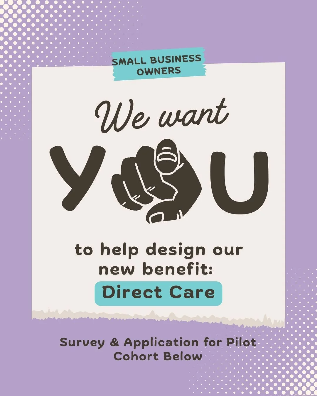 SMALL BUSINESS OWNERS: this is for you.

We&rsquo;re building something new called Direct Care: a simpler way to access healthcare without the cost, confusion, and delays of traditional insurance.

Think:
✔️ Real access to a doctor
✔️ Predictable mon