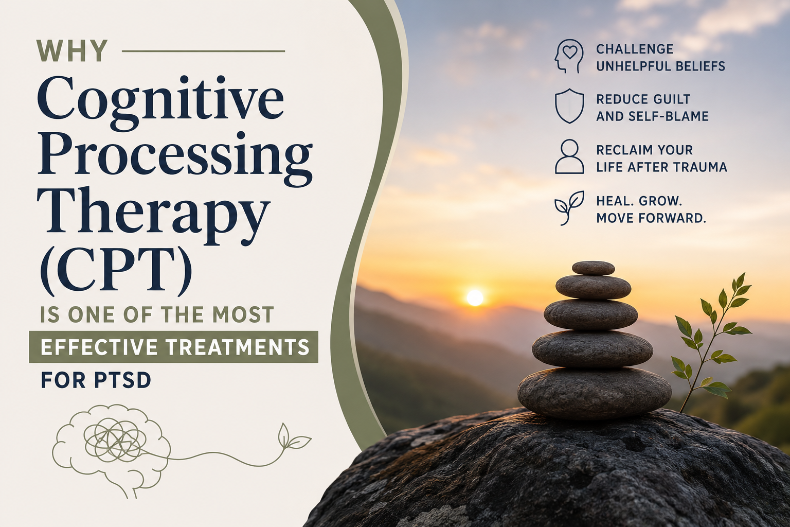 Why Cognitive Processing Therapy (CPT) Is One of the Most Effective Treatments for PTSD